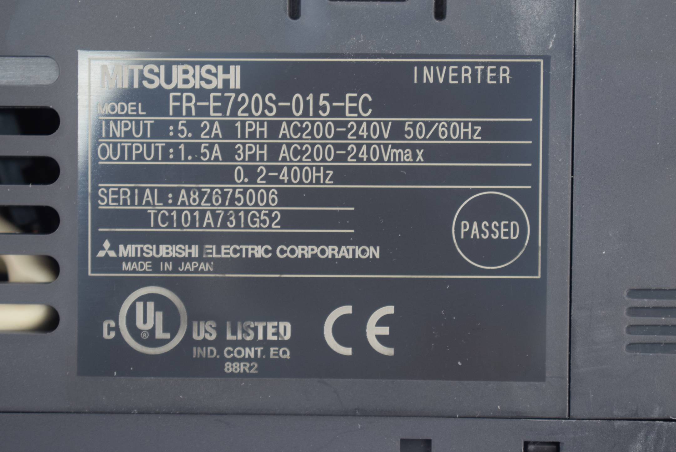 Mitsubishi FR-E700 series Kompakt Umrichter FR-E720S-015-EC