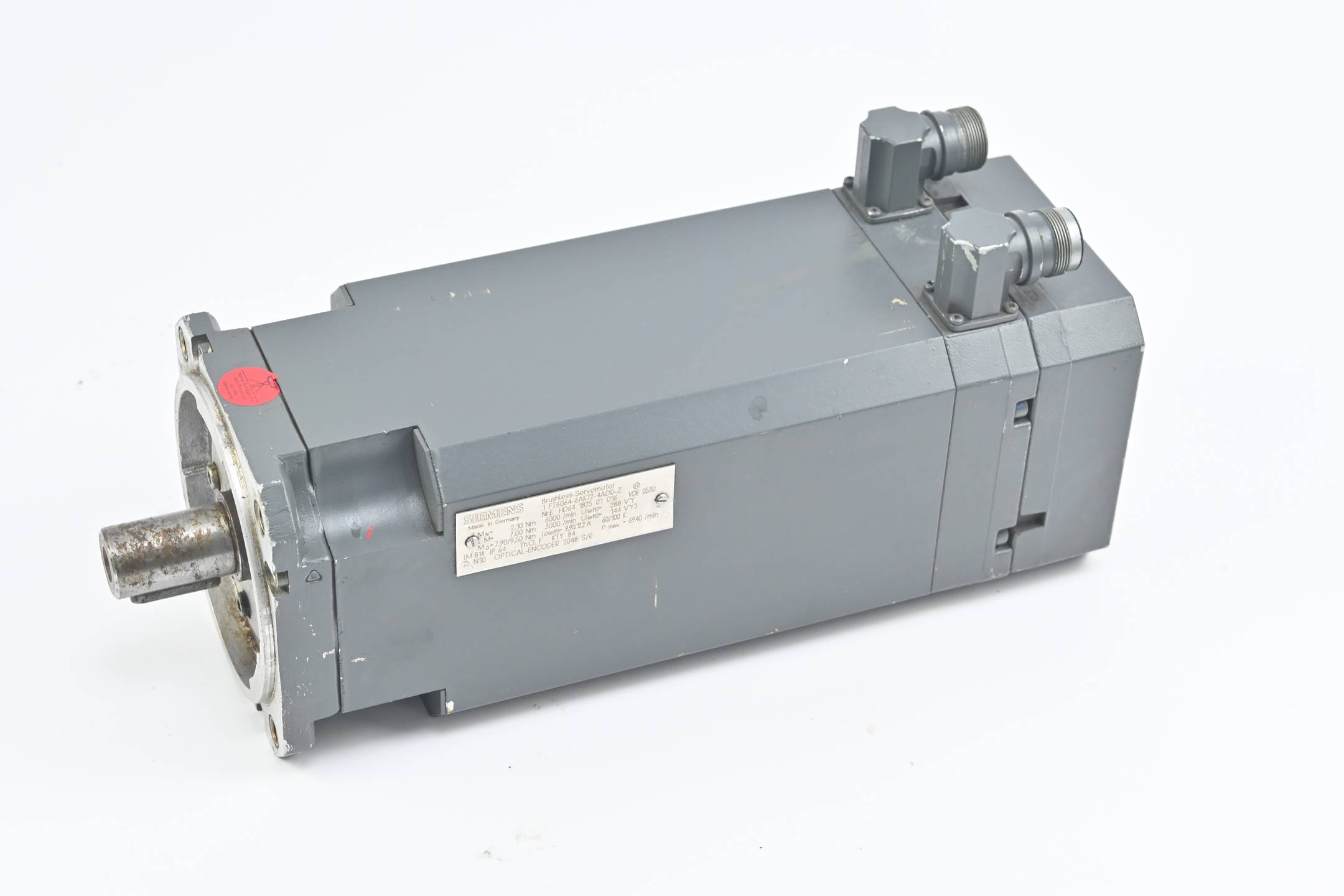 Siemens Brushless Servomotor 1FT6064-6AK72-4AD0-Z ( 1FT6 064-6AK72-4AD0-Z )Z=N10