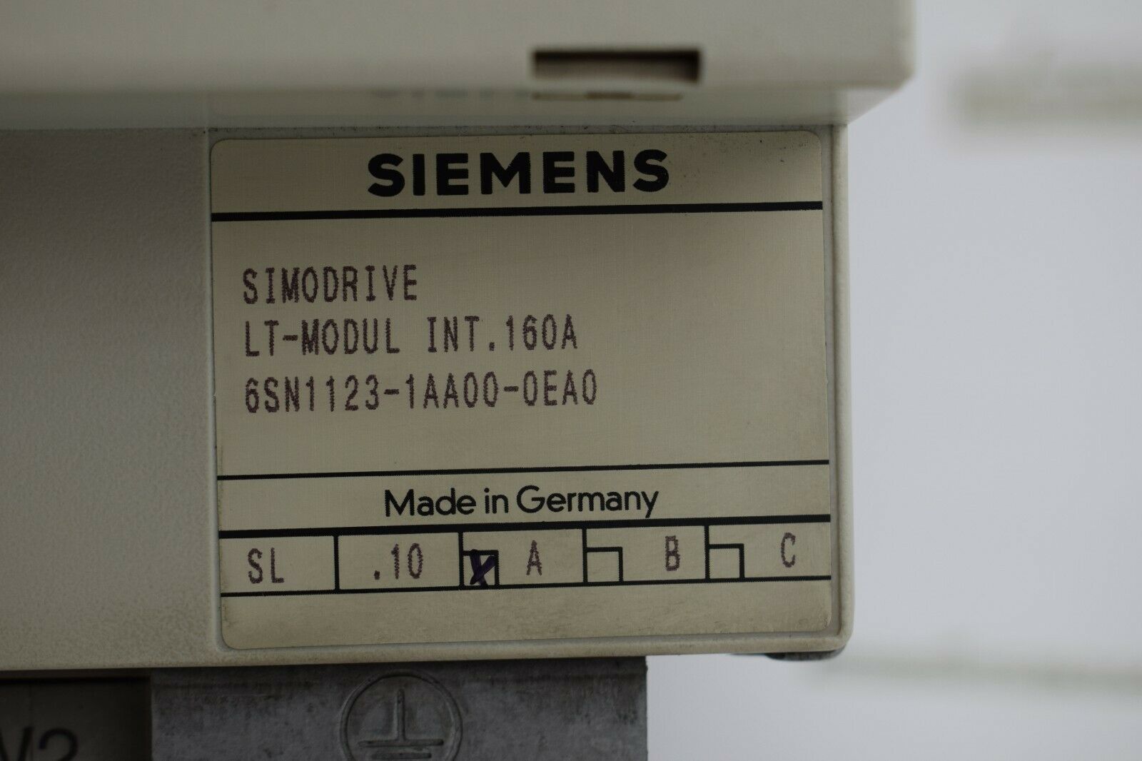 Siemens simodrive LT-Modul 6SN1 123-1AA00-0EA0 ( 6SN1123-1AA00-0EA0 ) V.A
