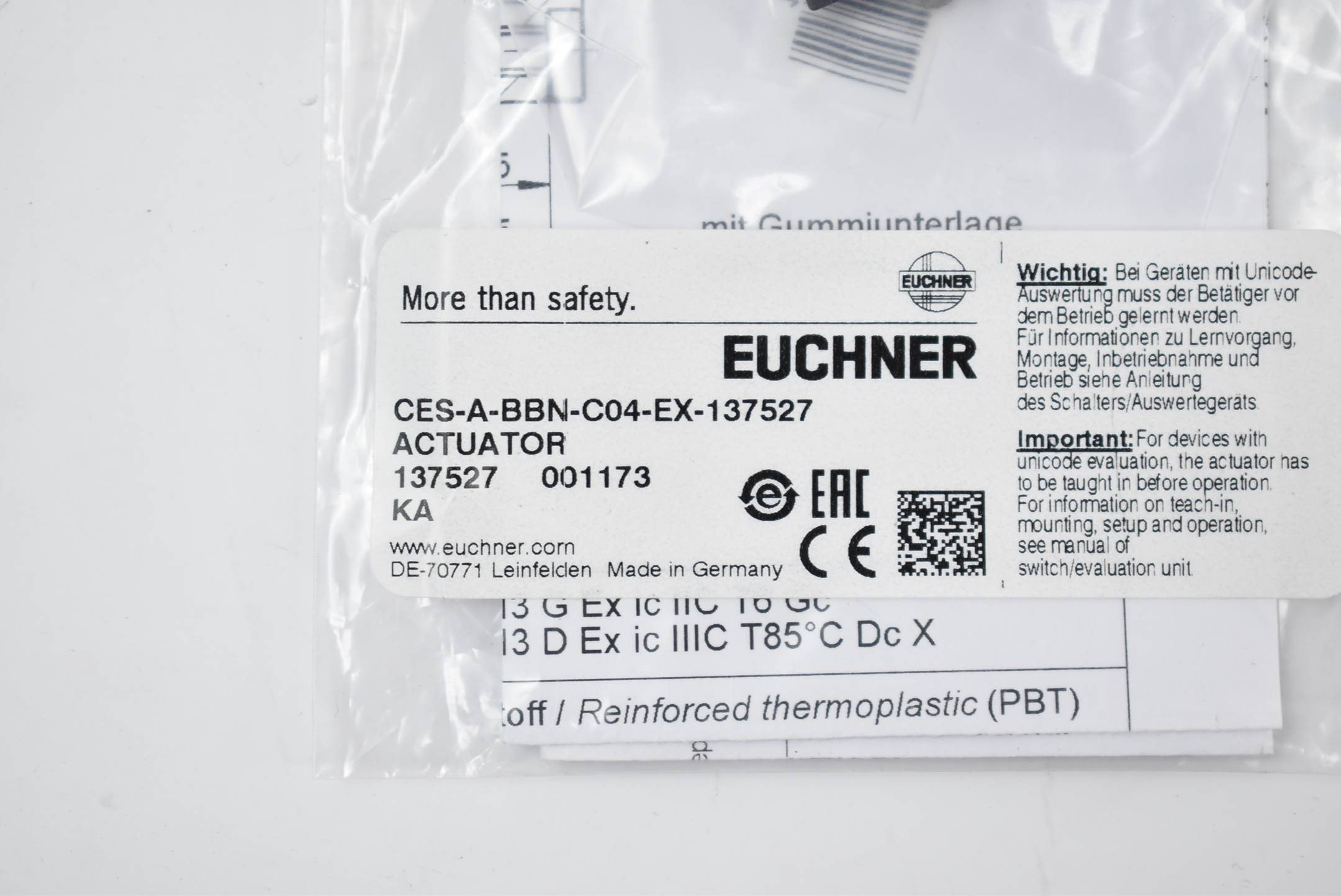 Euchner Betätiger CES-A-BBN-C04-EX-137527 ( 137527 )