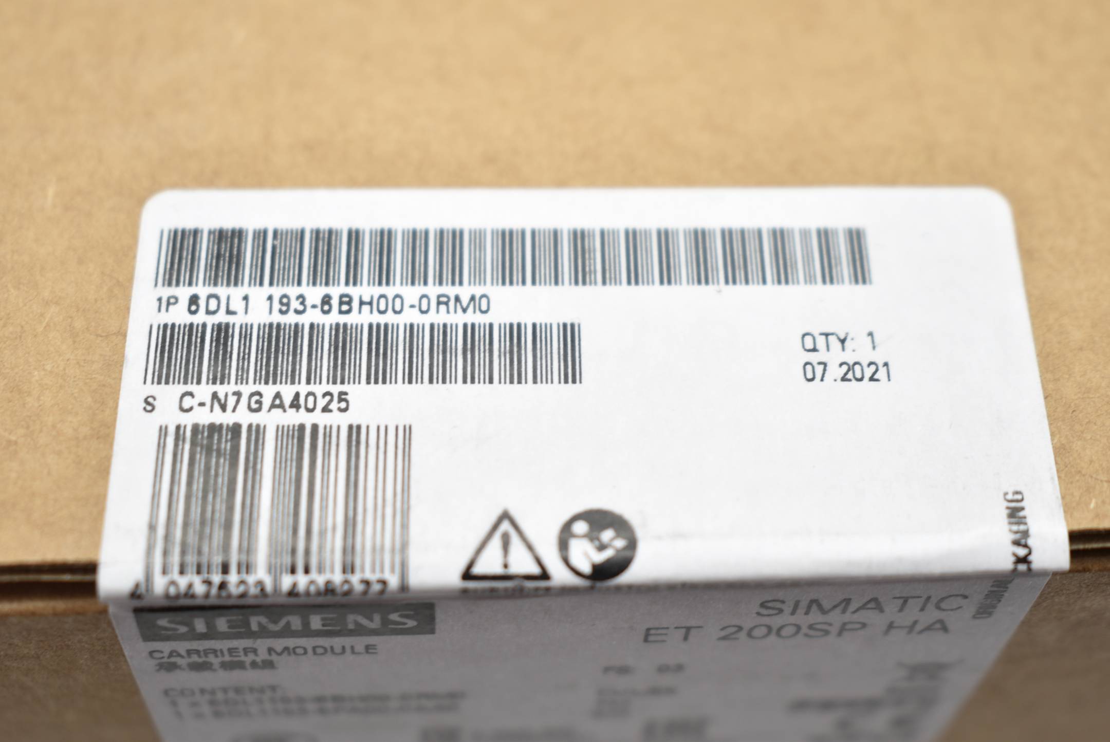 Siemens simatic ET 200SP HA 6DL1 193-6BH00-0RM0 ( 6DL1193-6BH00-0RM0 ) FS3