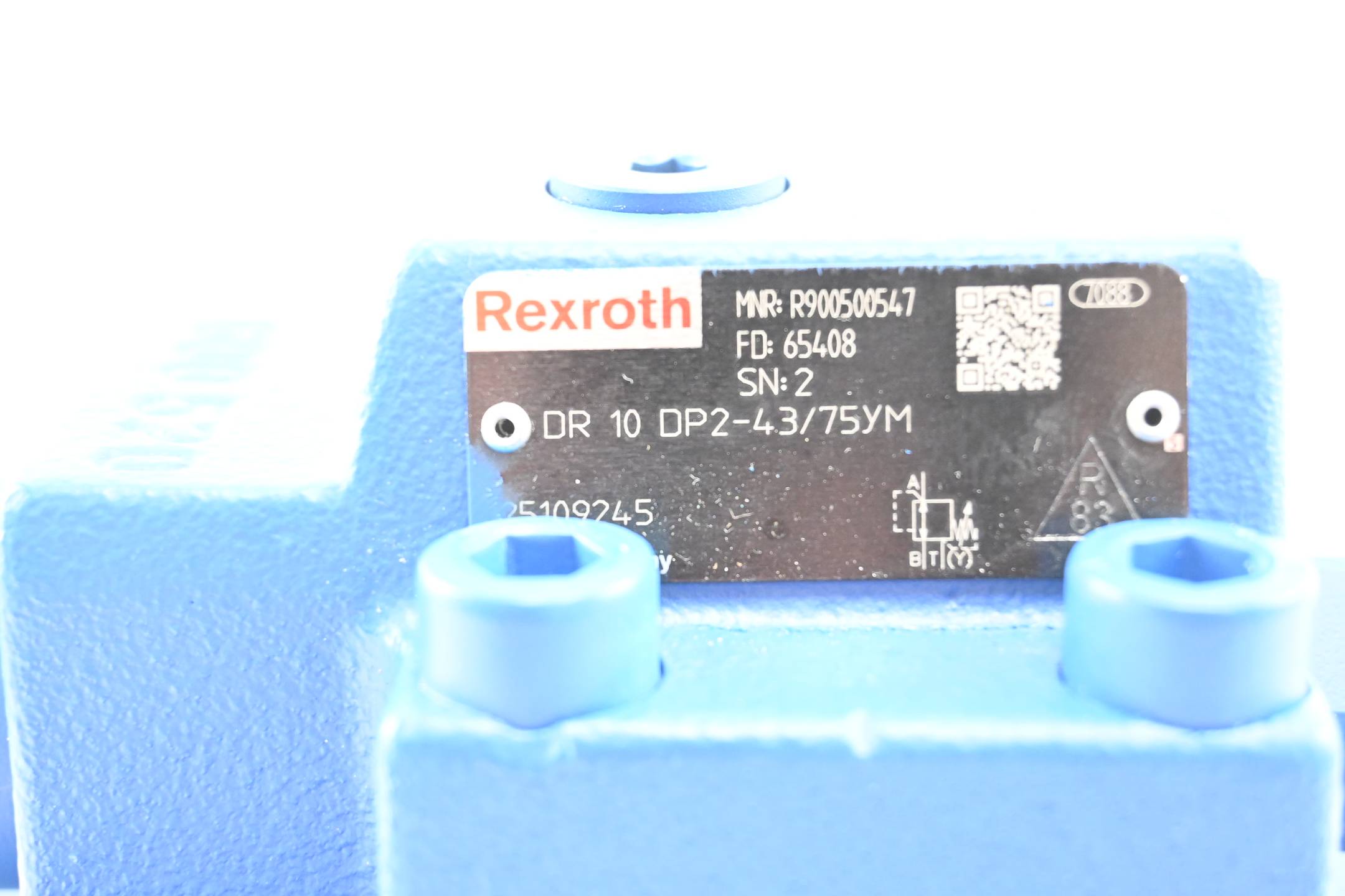 Rexroth HY-Steuerblock R900758430 inkl. Druckreduzierventil R900500547