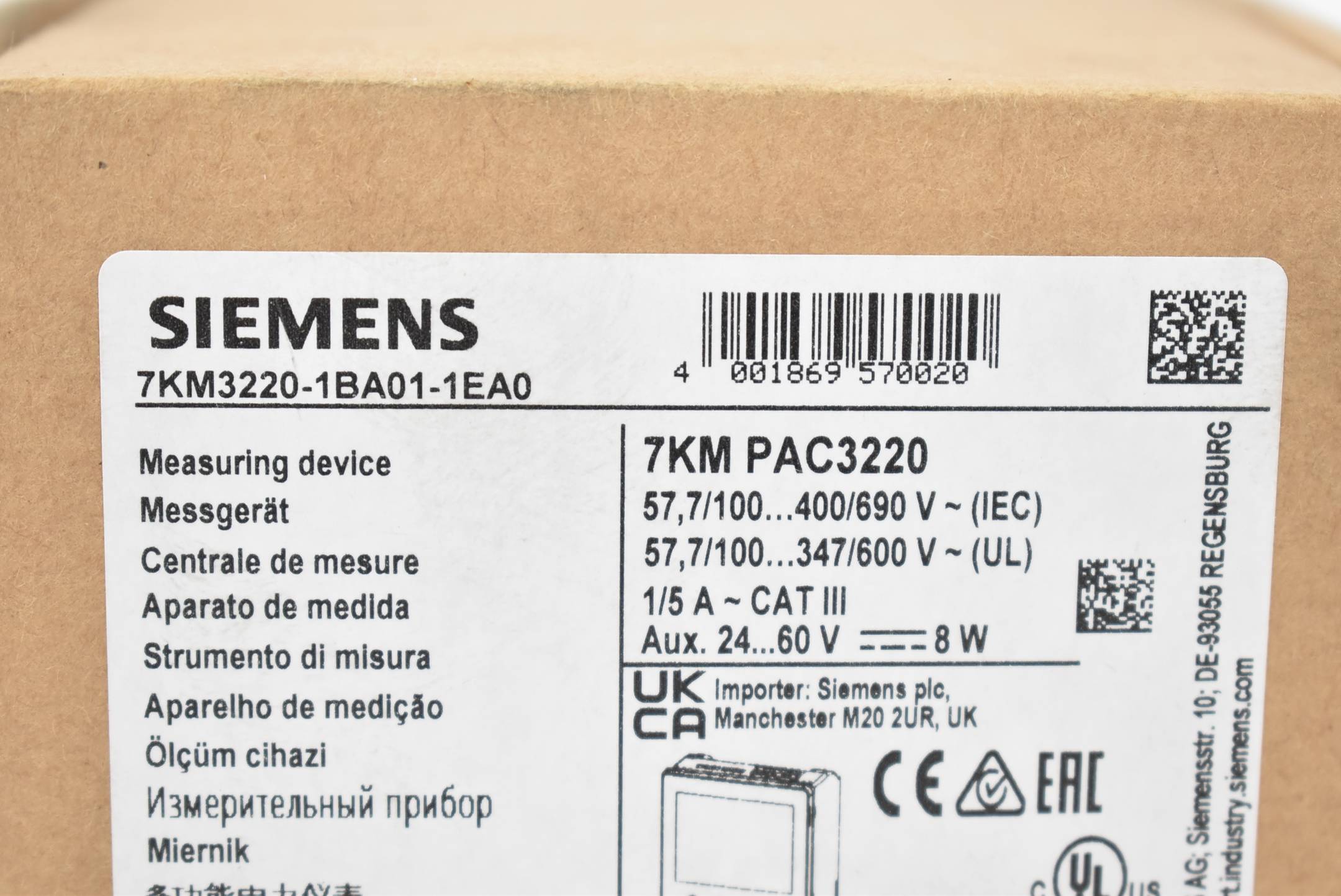 Siemens Digitalausgabe 2VDC 230VAC 7KM3220-1BA01-1EA0 ( 7KM3 220-1BA01-1EA0 )