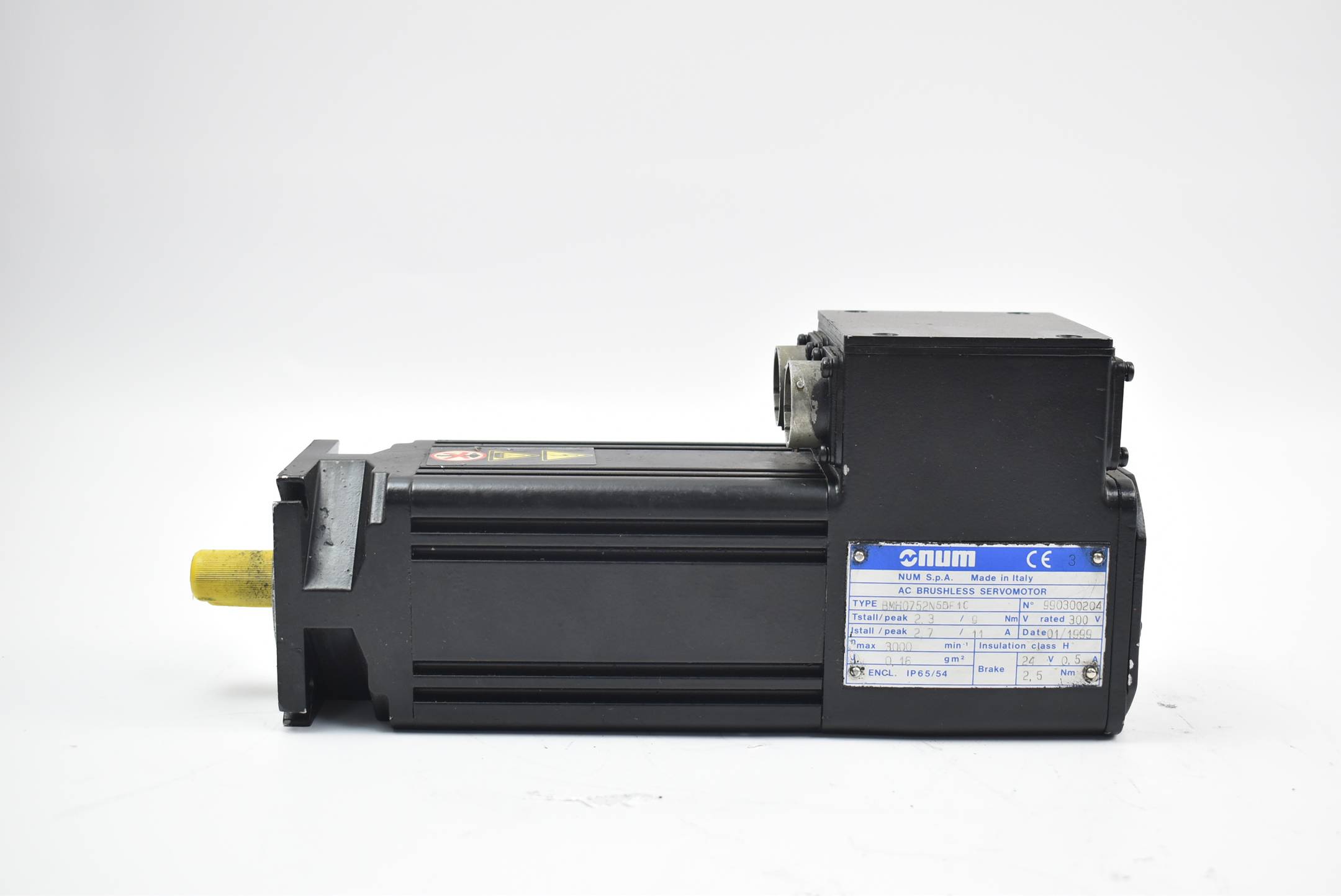 NUM Servomotor 9Nm 300V 11A 24V ( BMH0752N5BF1C )