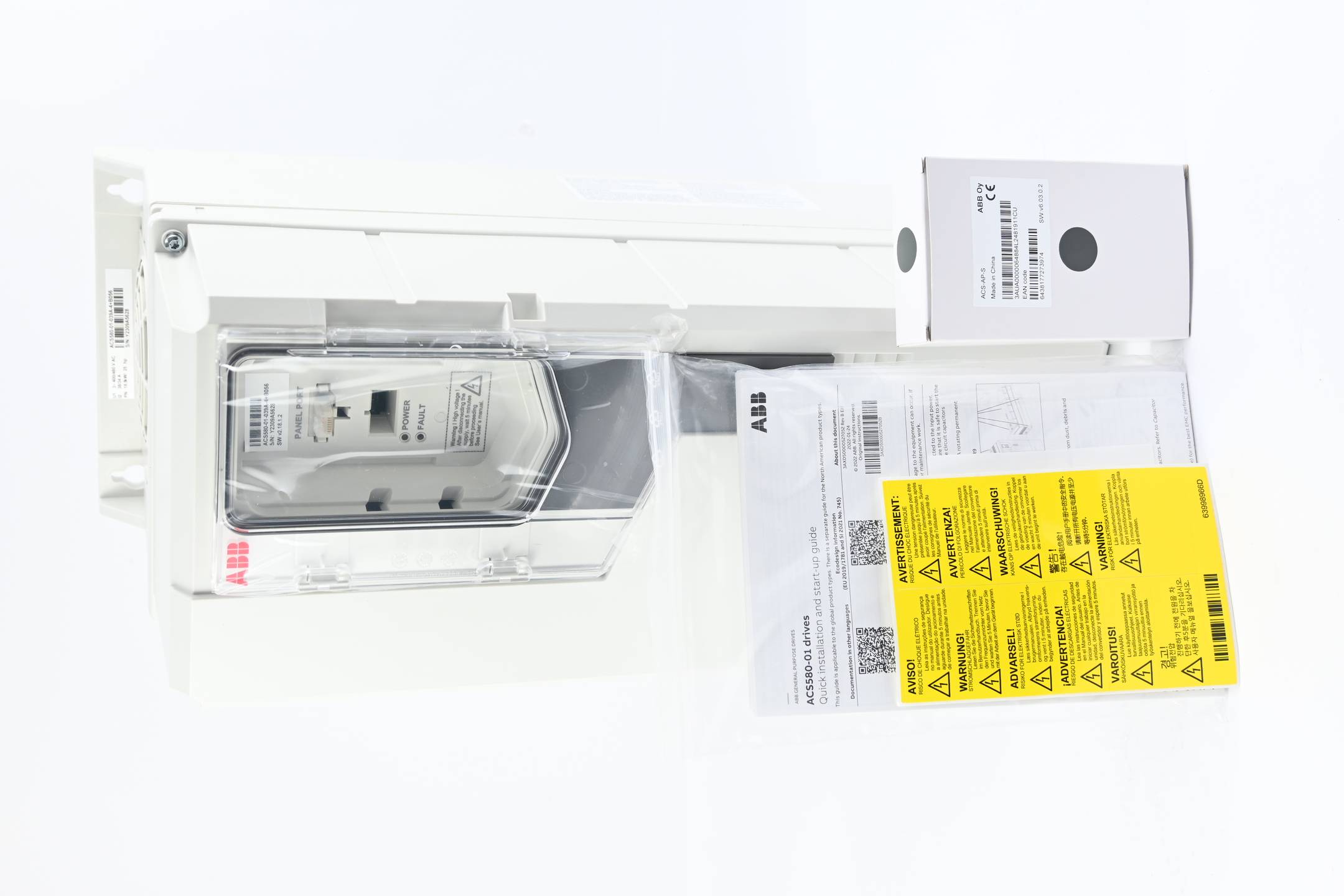 ABB Frequenzumrichter ACS580-01-039A-4+B056+J400+N2901 