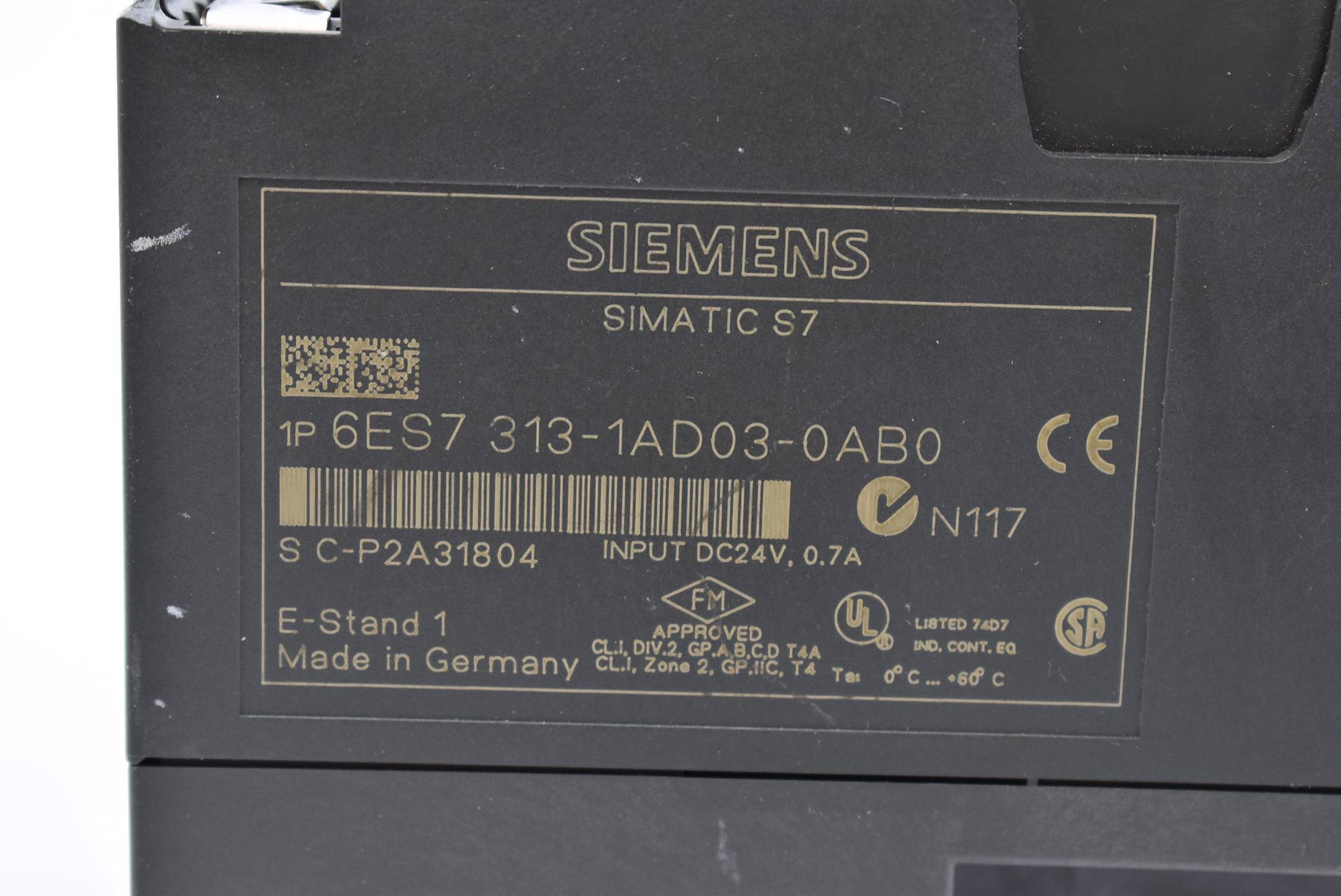 Siemens simatic S7 CPU 313 6ES7 313-1AD03-0AB0 ( 6ES7313-1AD03-0AB0 ) E.1