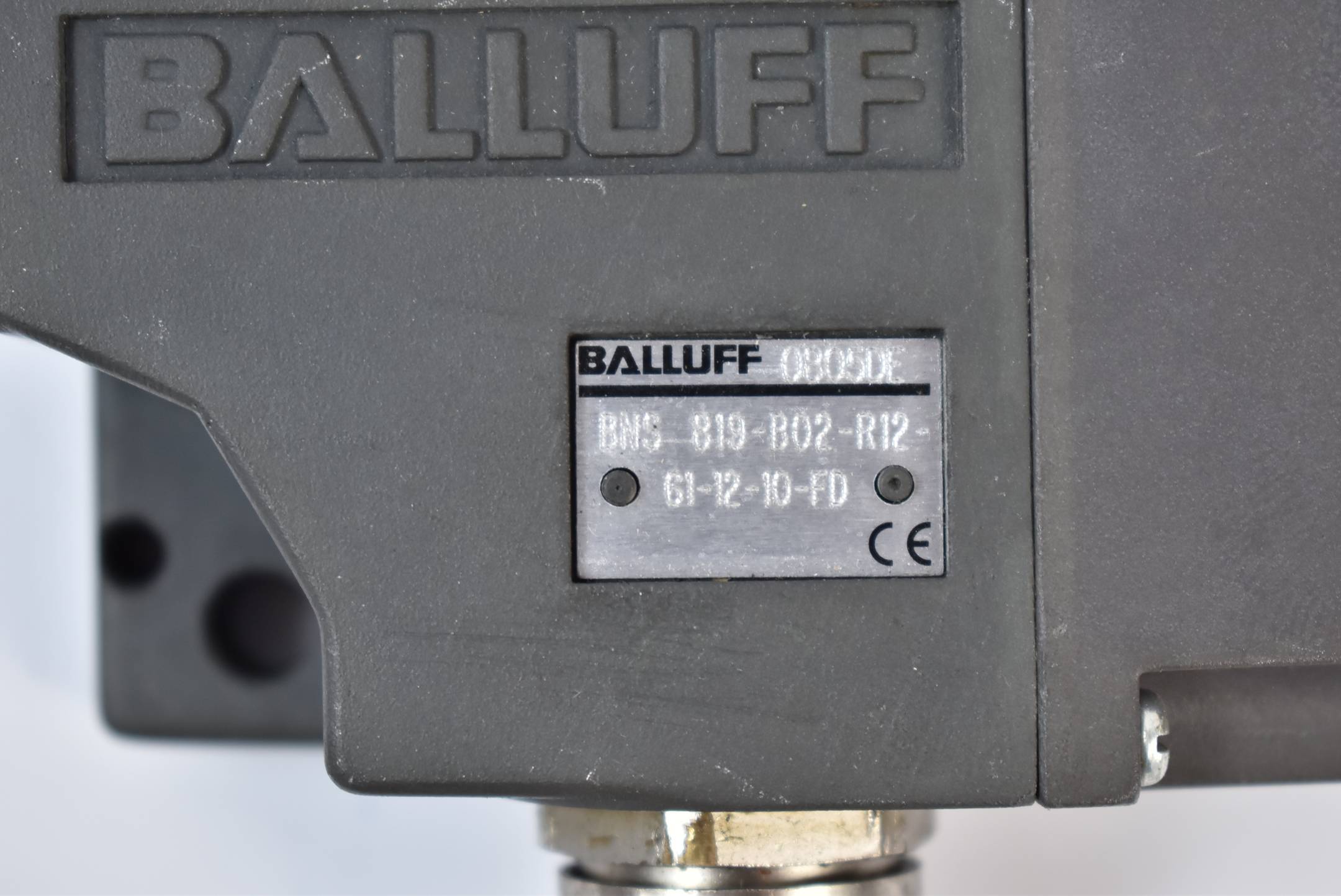 Balluff Mechanischer Reihenpositionsschalter 0805DE BNS 819-B02-R12-61-12-10-FD
