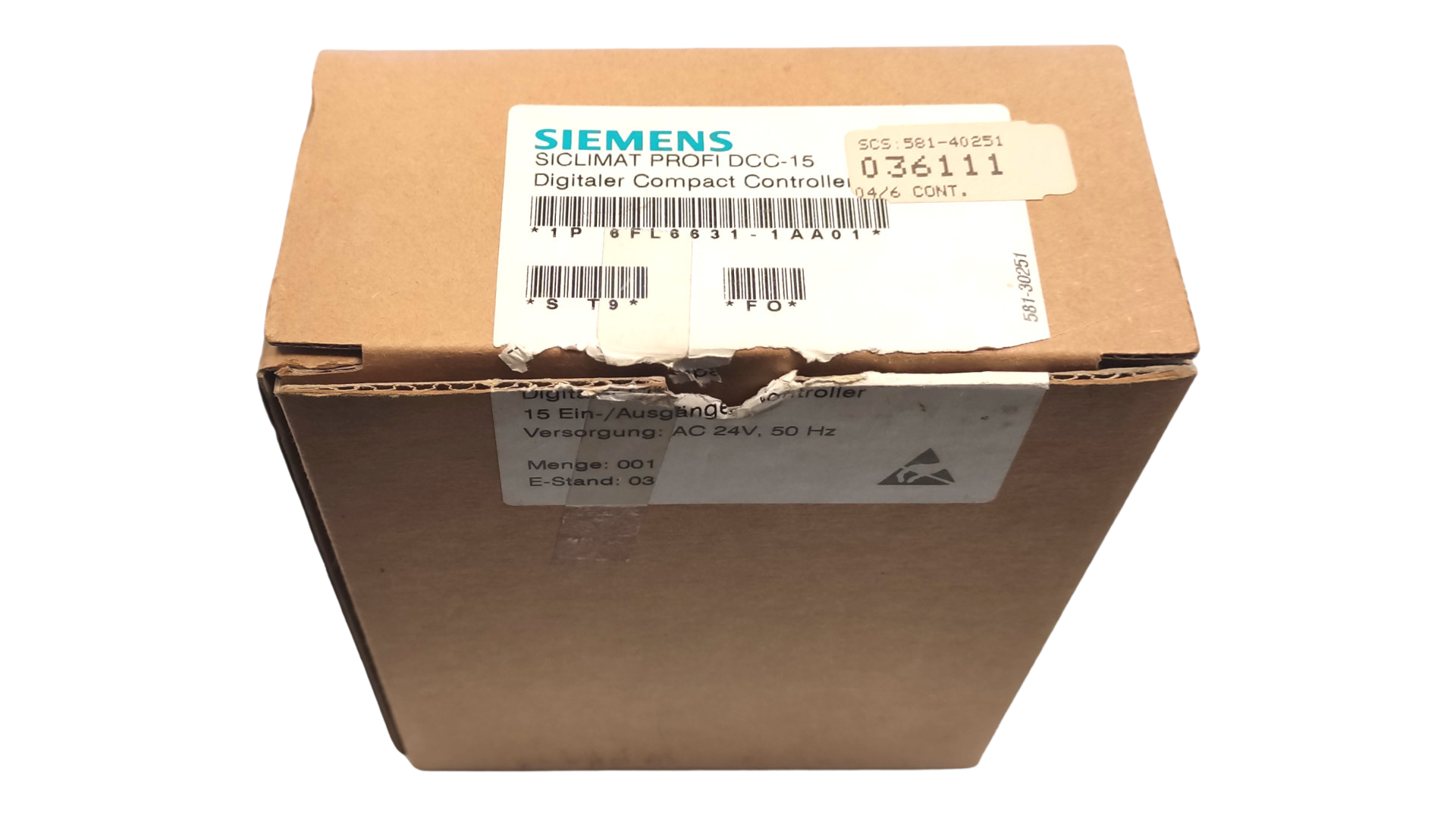 Siemens siclimat PROFI DCC-15 6FL6631-1AA01 E3