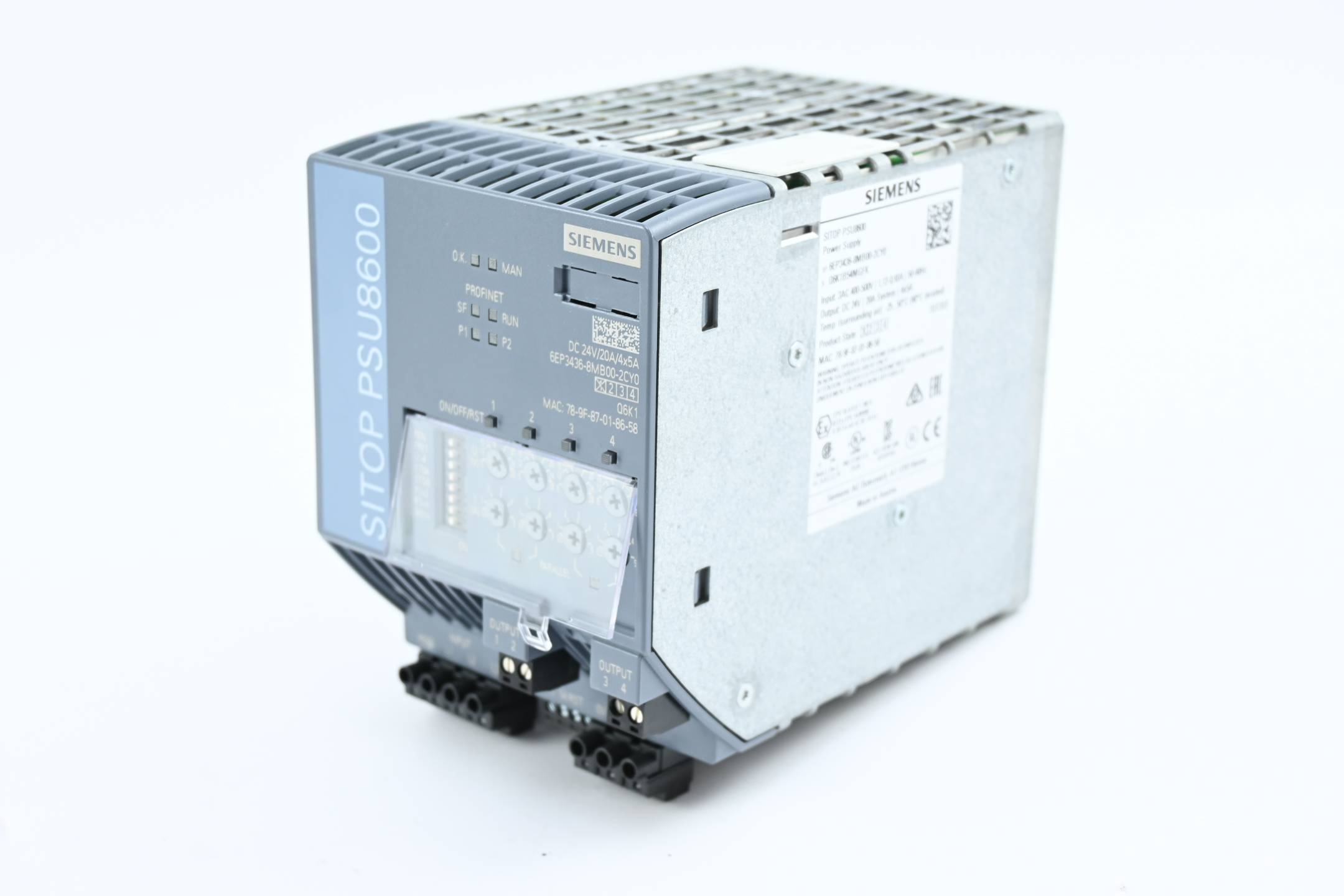 Siemens Sitop PSU8600 Stromversorgung 6EP3436-8MB00-2CY0 ( 6EP3 436-8MB00-2CY0 )