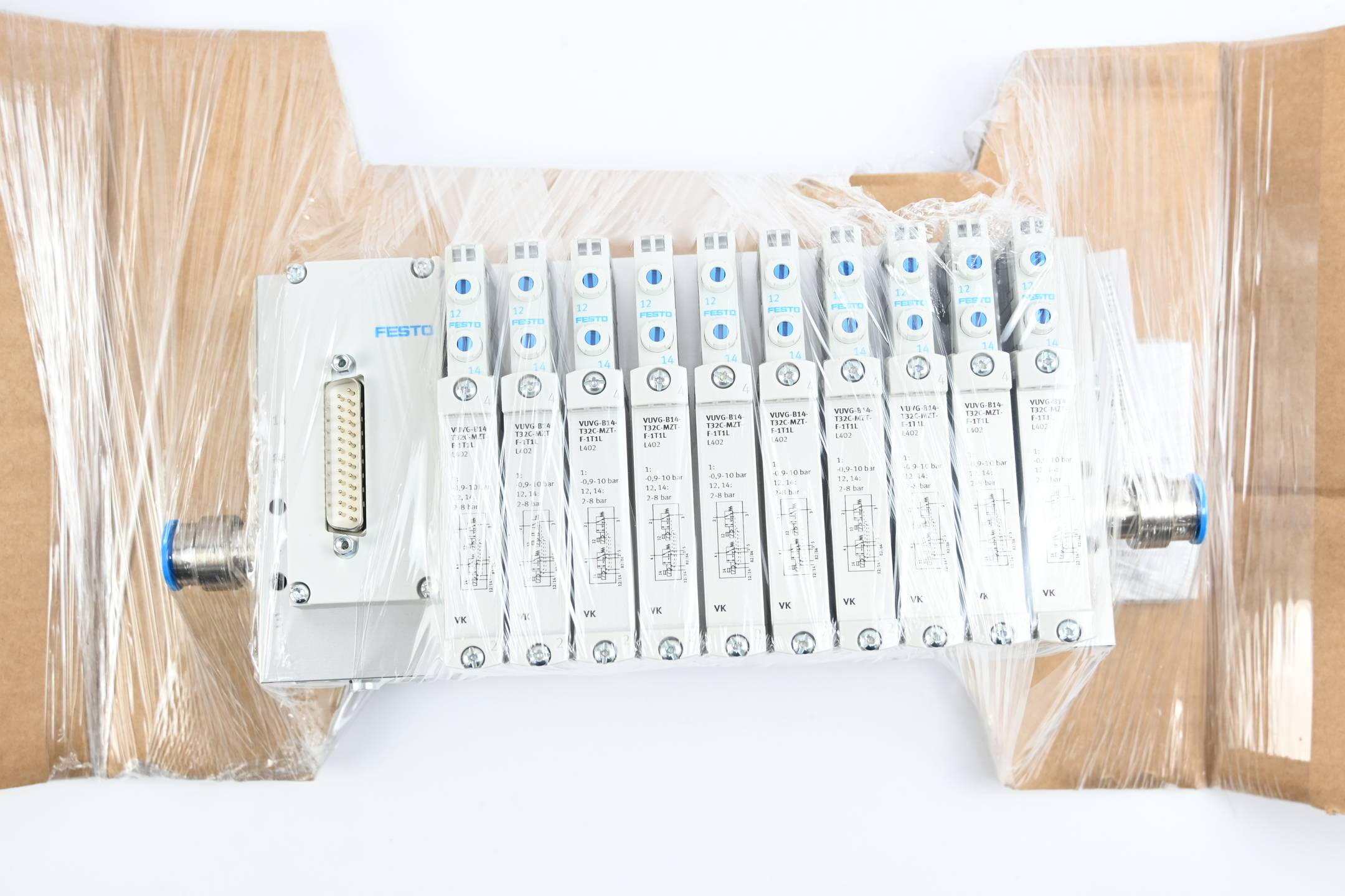 Festo Ventilinsel VTUG-14-MSDR-B1T-25V20-Q12-DT-Q65U-10VK+M1SC ( 573606 )