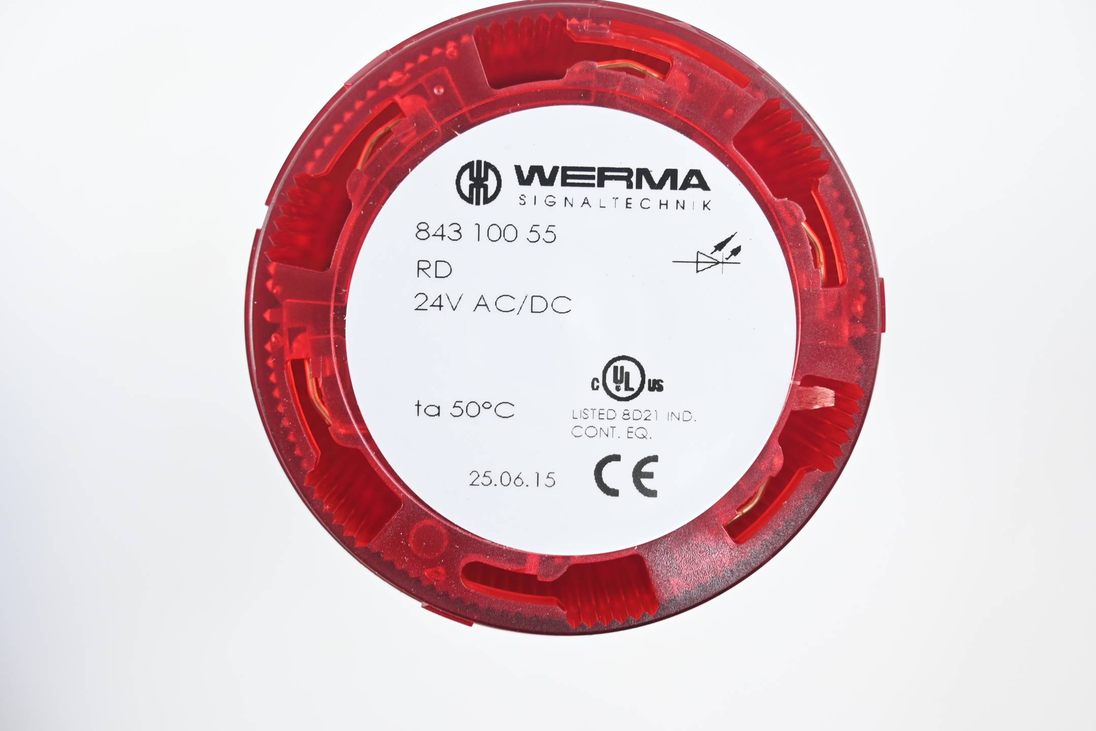 Werma Signalleuchten 84008000 + 84320055 + 84310055 + 84350055 + 84412655
