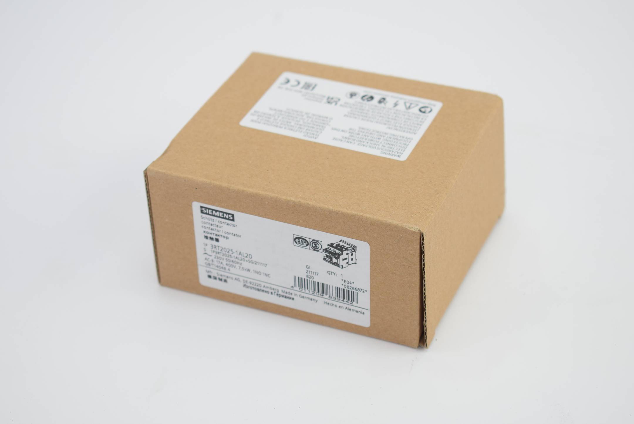 Siemens power contactor 3RT2025-1AL20 ( 3RT2 025-1AL20 )