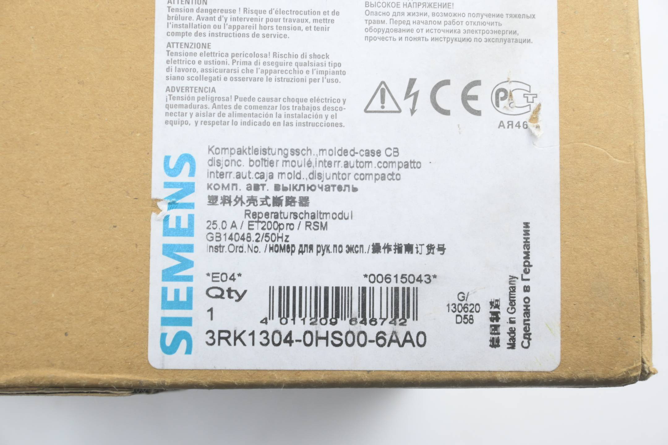 Siemens ET 200pro RSM 3RK1304-0HS00-6AA0 ( 3RK1 304-0HS00-6AA0 )