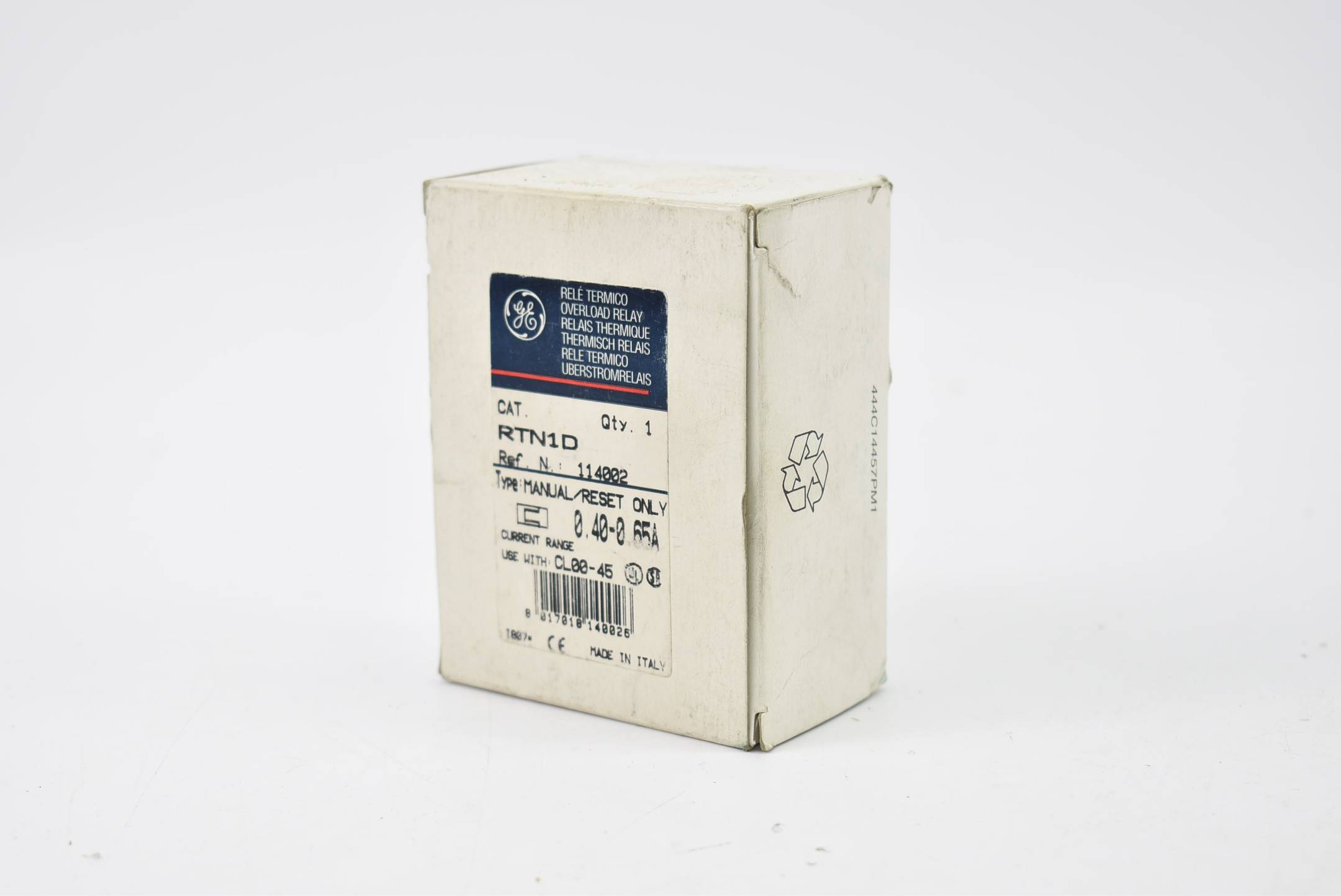 General electronic Terhmisches Relais 0,40-0,65A RTN1D ( 114002 )