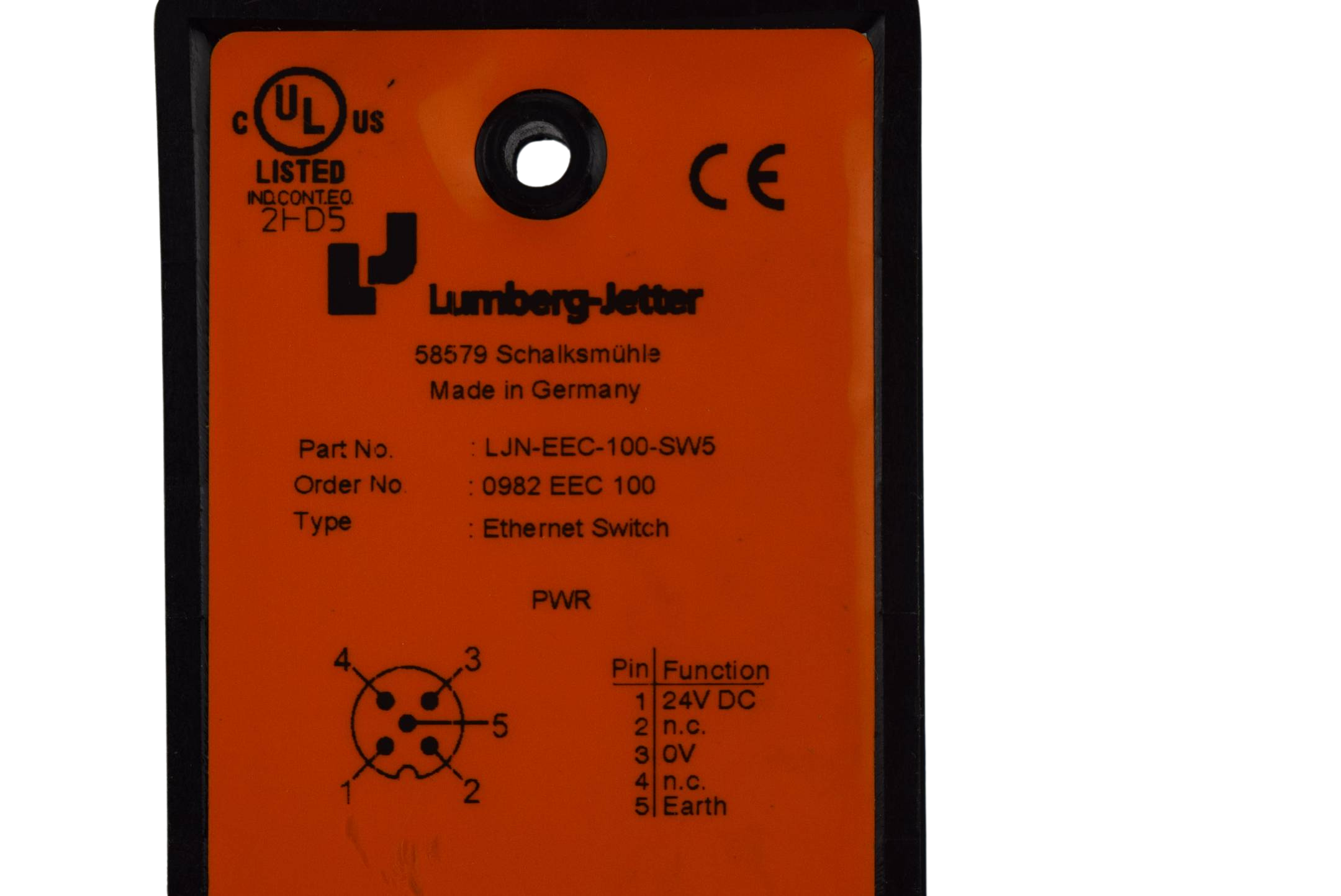 Lumberg Jetter Ethernet Switch LJN-EEC-100-SW5 ( 0982 EEC 100 )