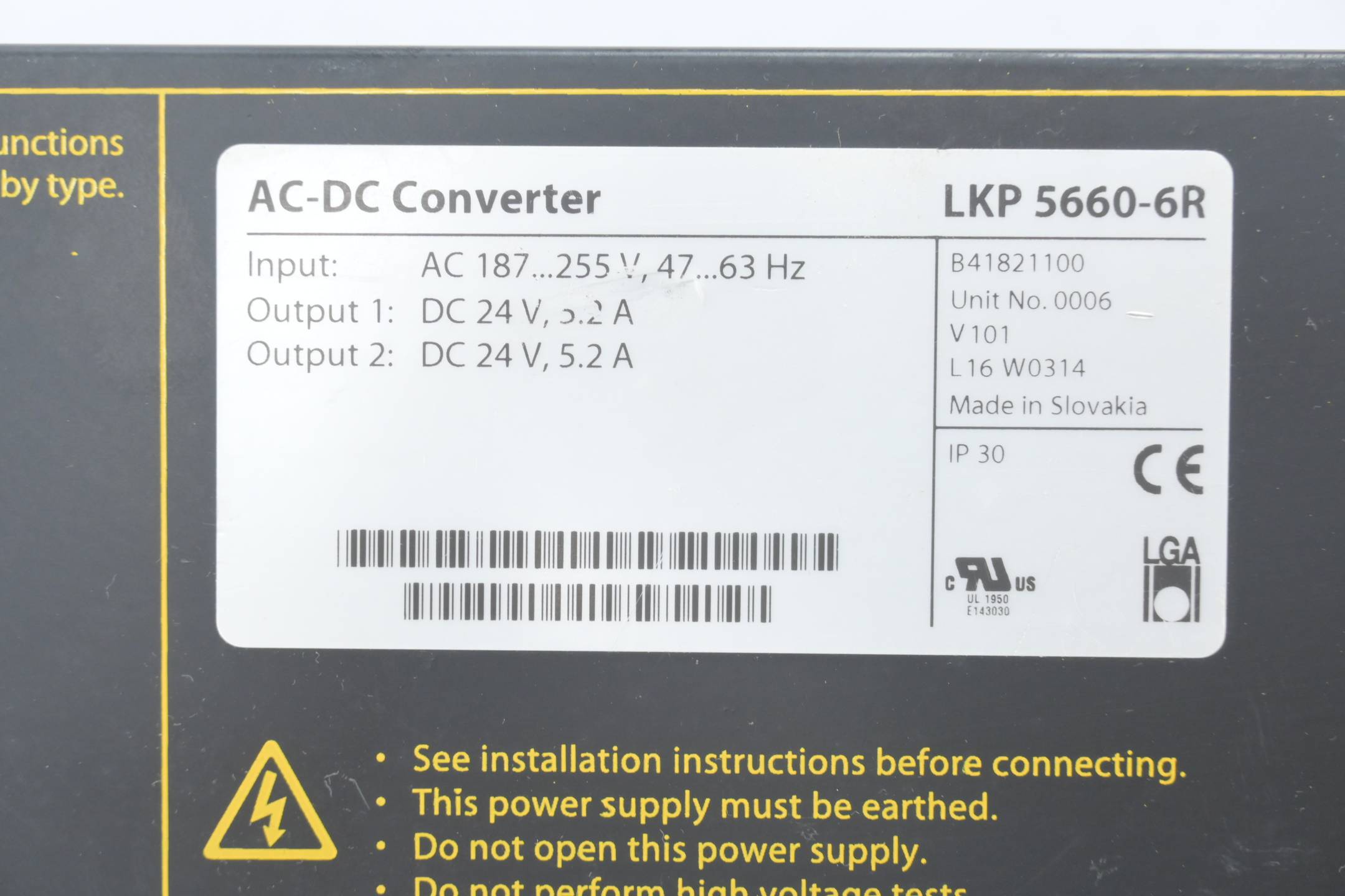 Power One AC-DC Converter LKP 5660-6R ( LKP5660-6R )