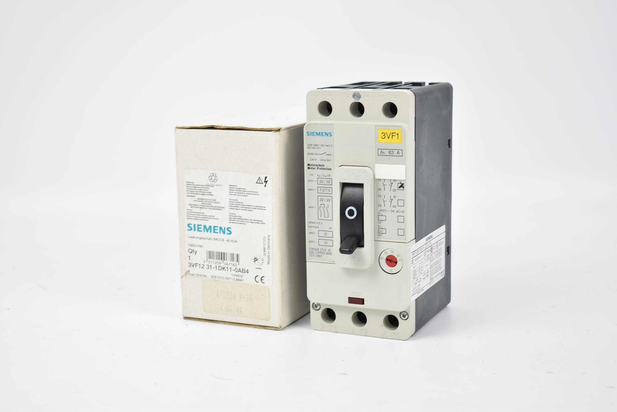 Siemens Leistungsschalter 45-63A 3VF1 231-1DK11-0AB4 ( 3VF1231-1DK11-0AB4 )