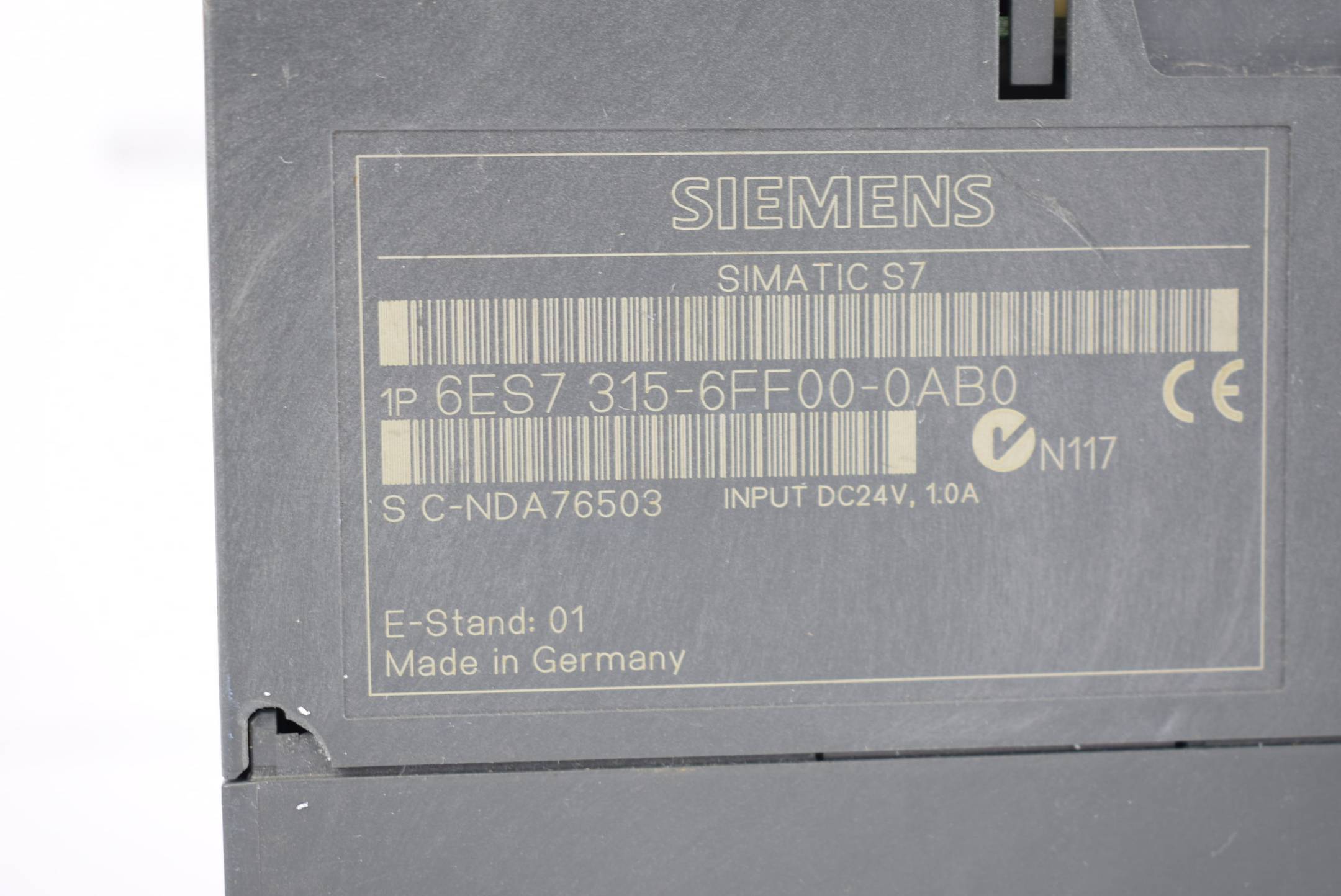 Siemens simatic S7-300 CPU 315F 6ES7 315-6FF00-0AB0 ( 6ES7315-6FF00-0AB0 )