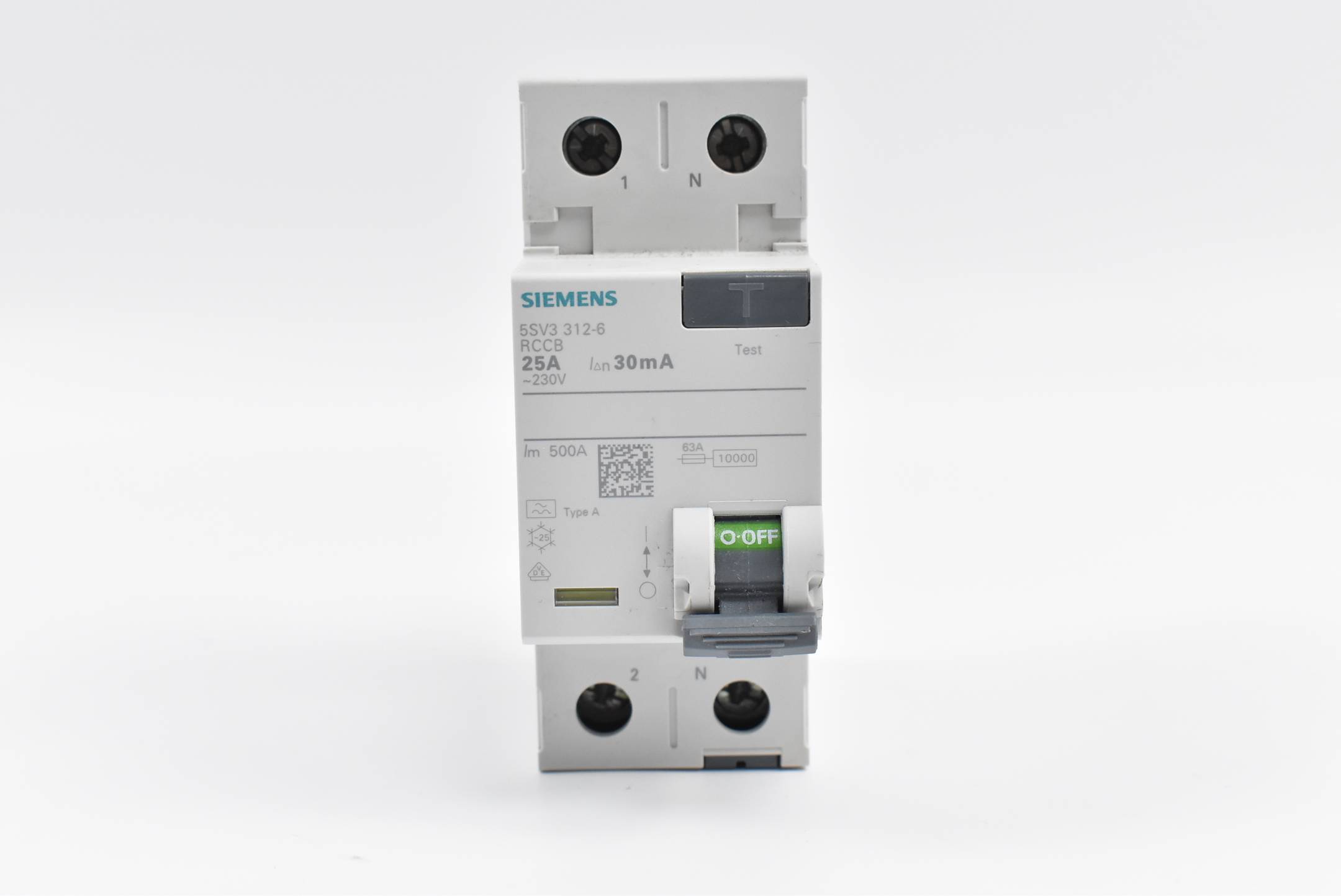 Siemens FI Schutzschalter 5SV3312-6 ( 5SV3 312-6 ) 2-polig