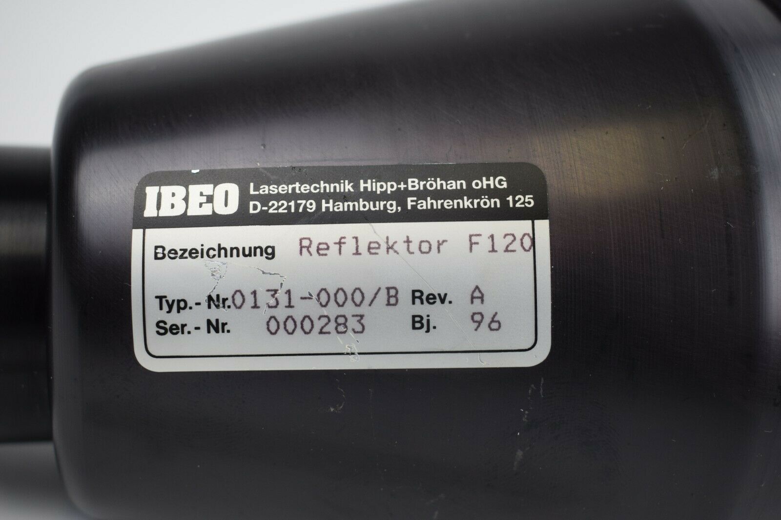 IBEO Reflektor F120 0131-000/B Rev. A