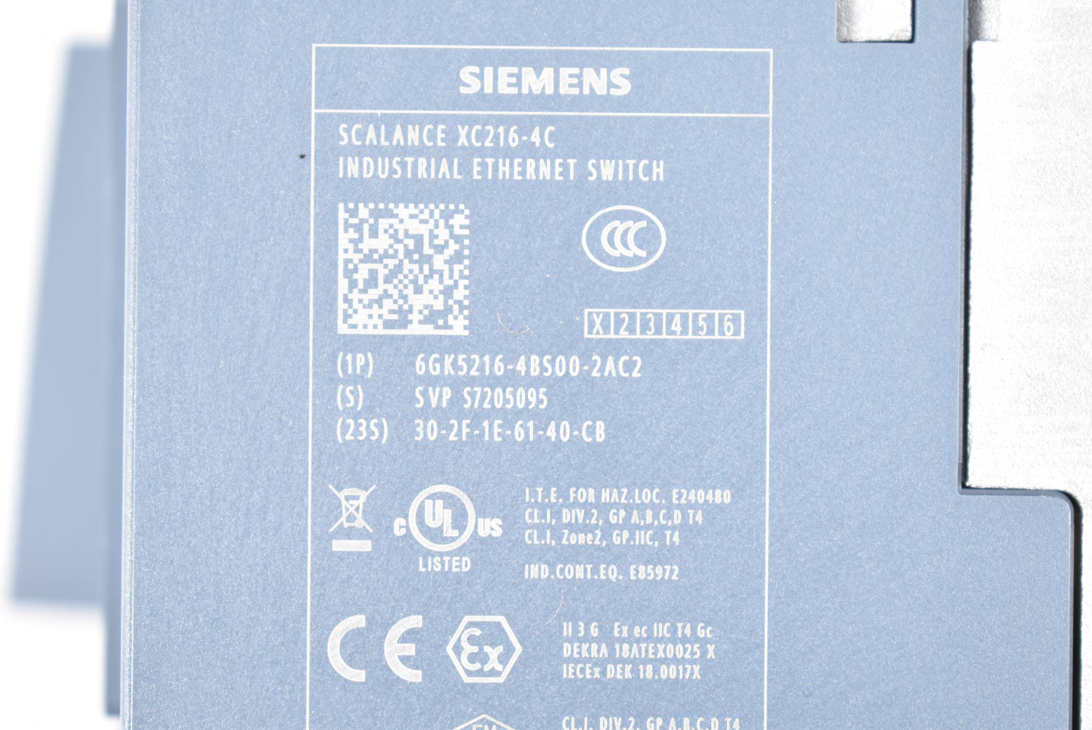 Siemens scalance XC216-4C 6GK5 216-4BS00-2AC2 ( 6GK5216-4BS00-2AC2 ) E1
