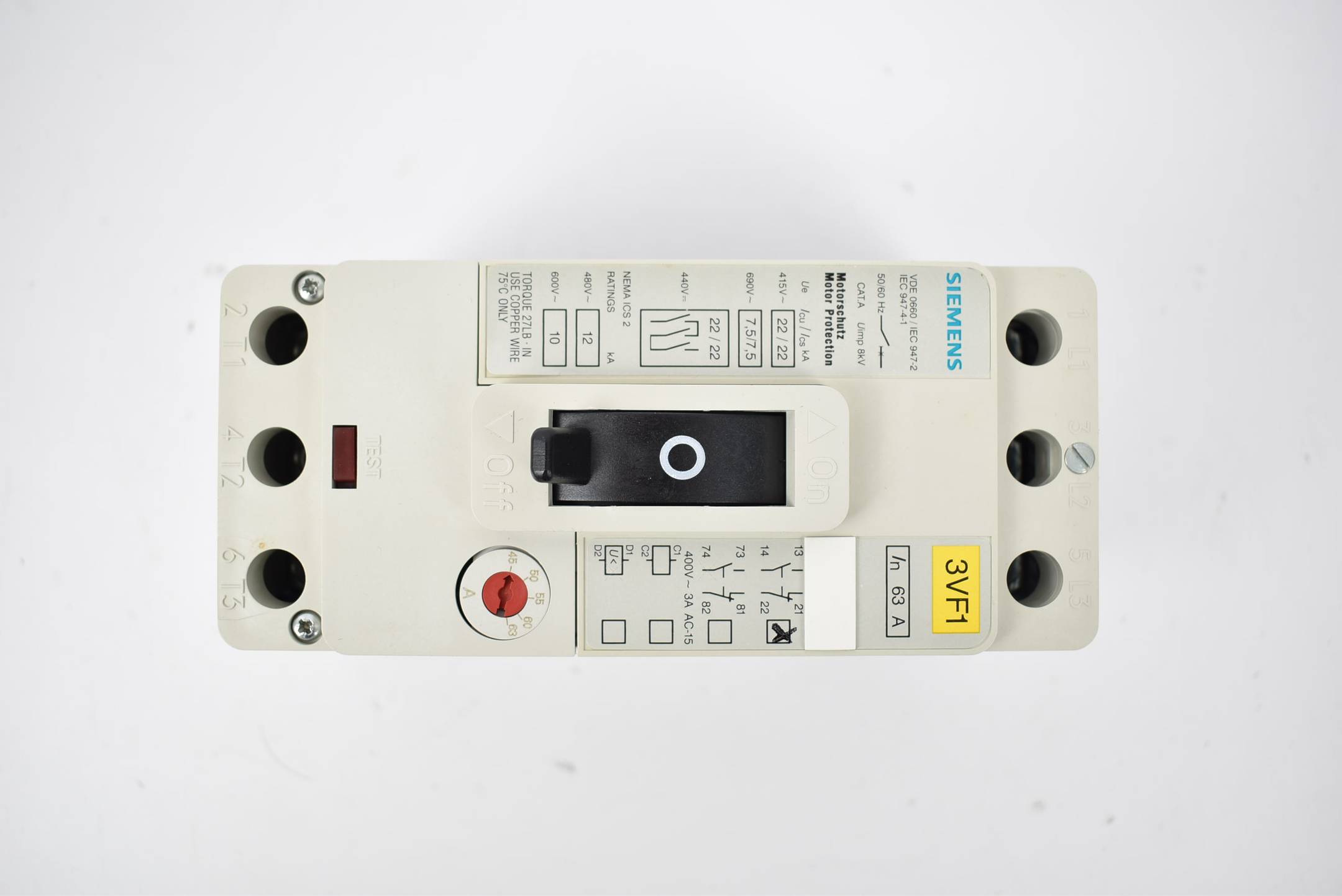 Siemens Leistungsschalter 45-63A 3VF1 231-1DK11-0AB4 ( 3VF1231-1DK11-0AB4 )