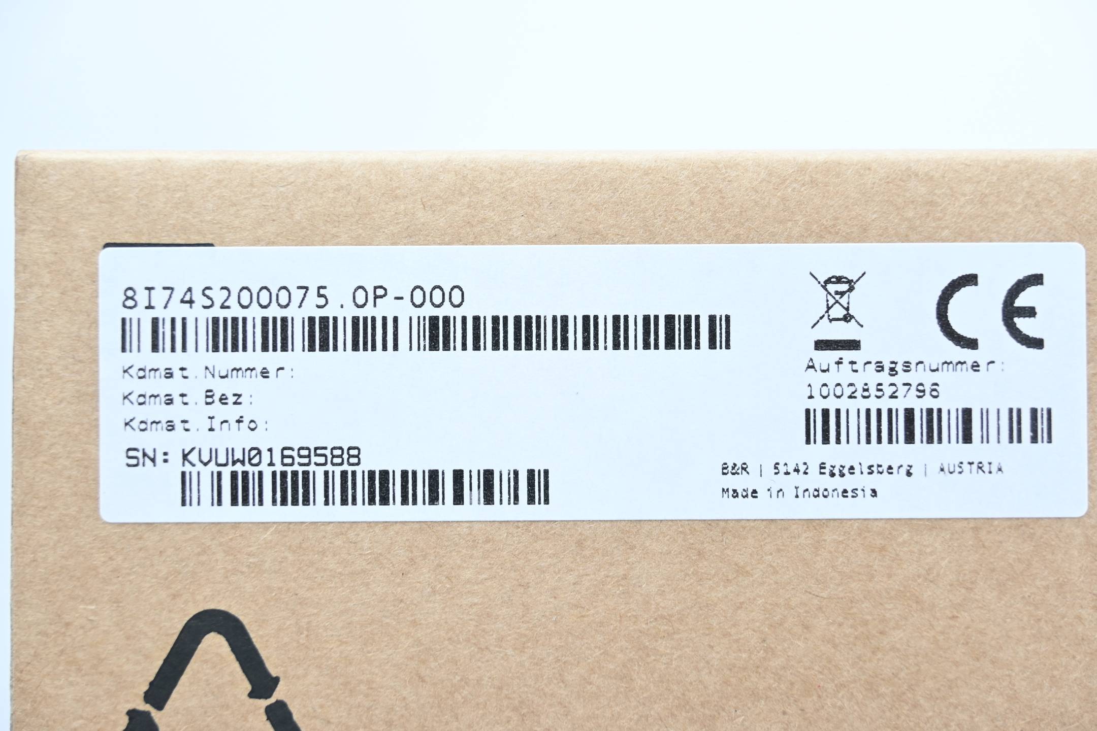 B&R ACOPOSinverter Umrichter 8I74S200075.0P-000 