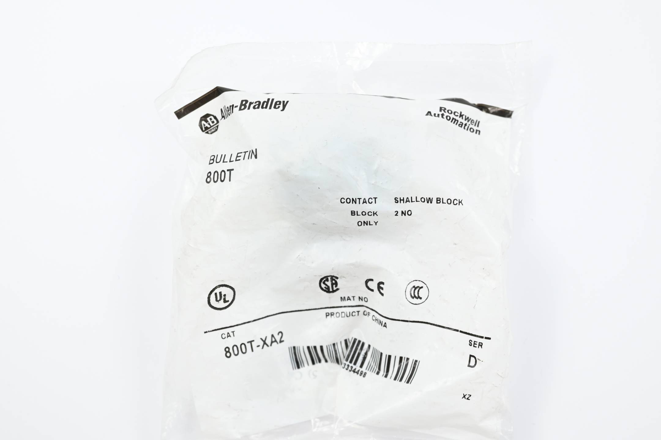 Allen-Bradley Kontaktblock 800T-XA2