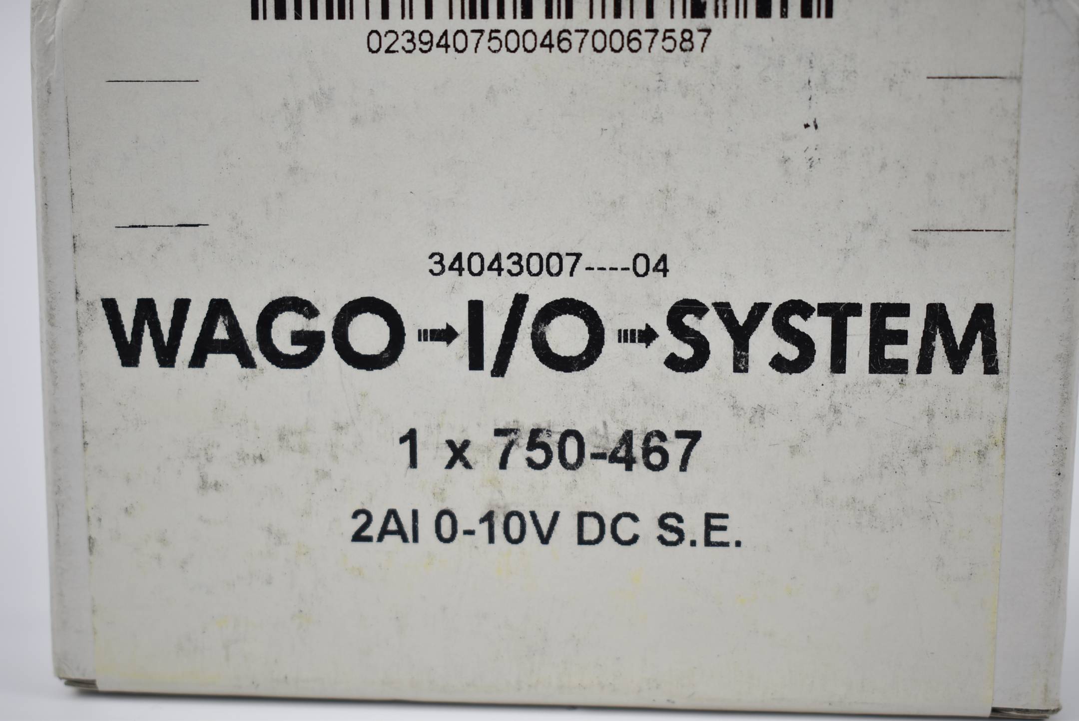 Wago I/O Systeme 2-Kanal-Analogeingang 0-10VDC Single-Ended 750-467