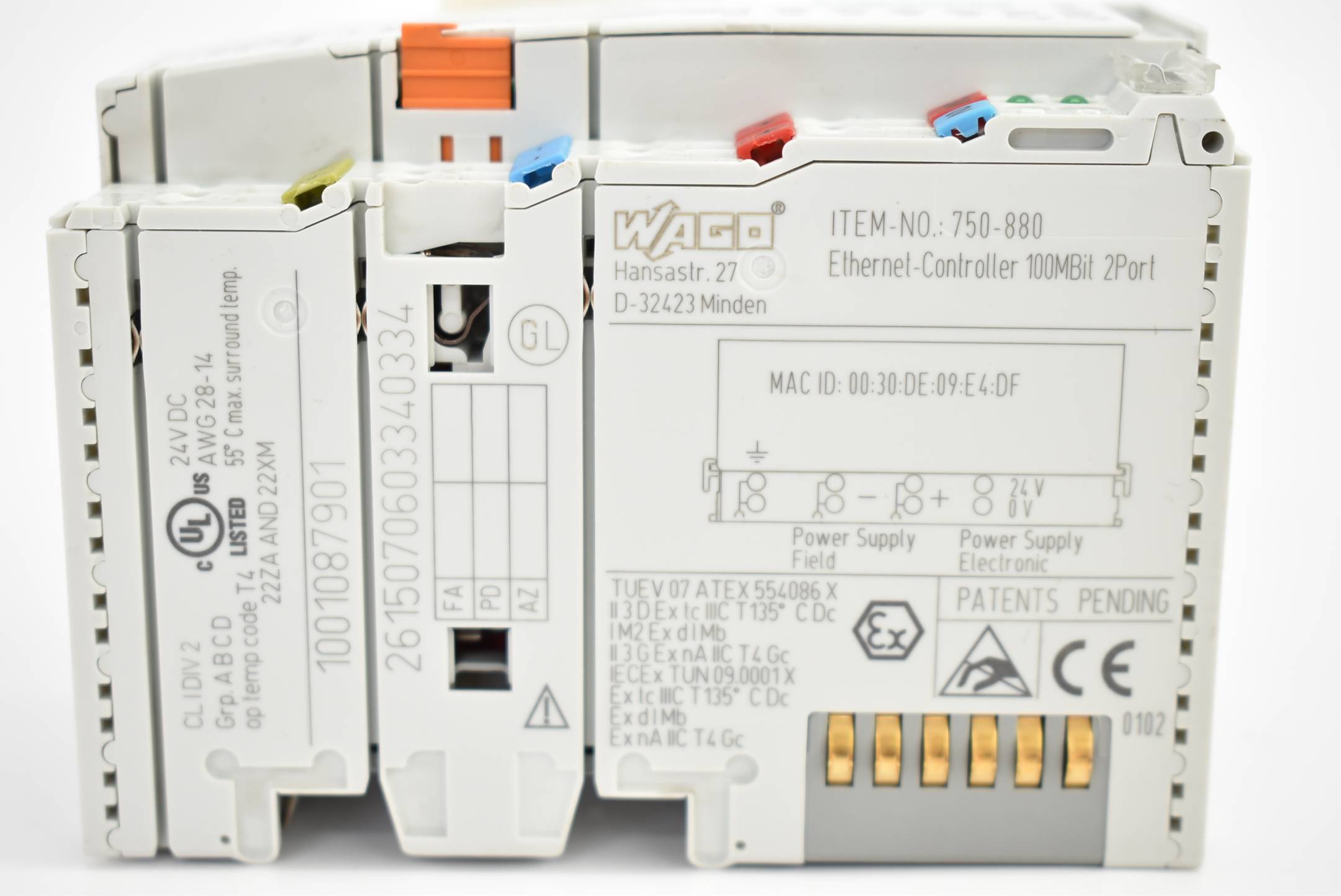 Wago Ethernet Controller 750-880