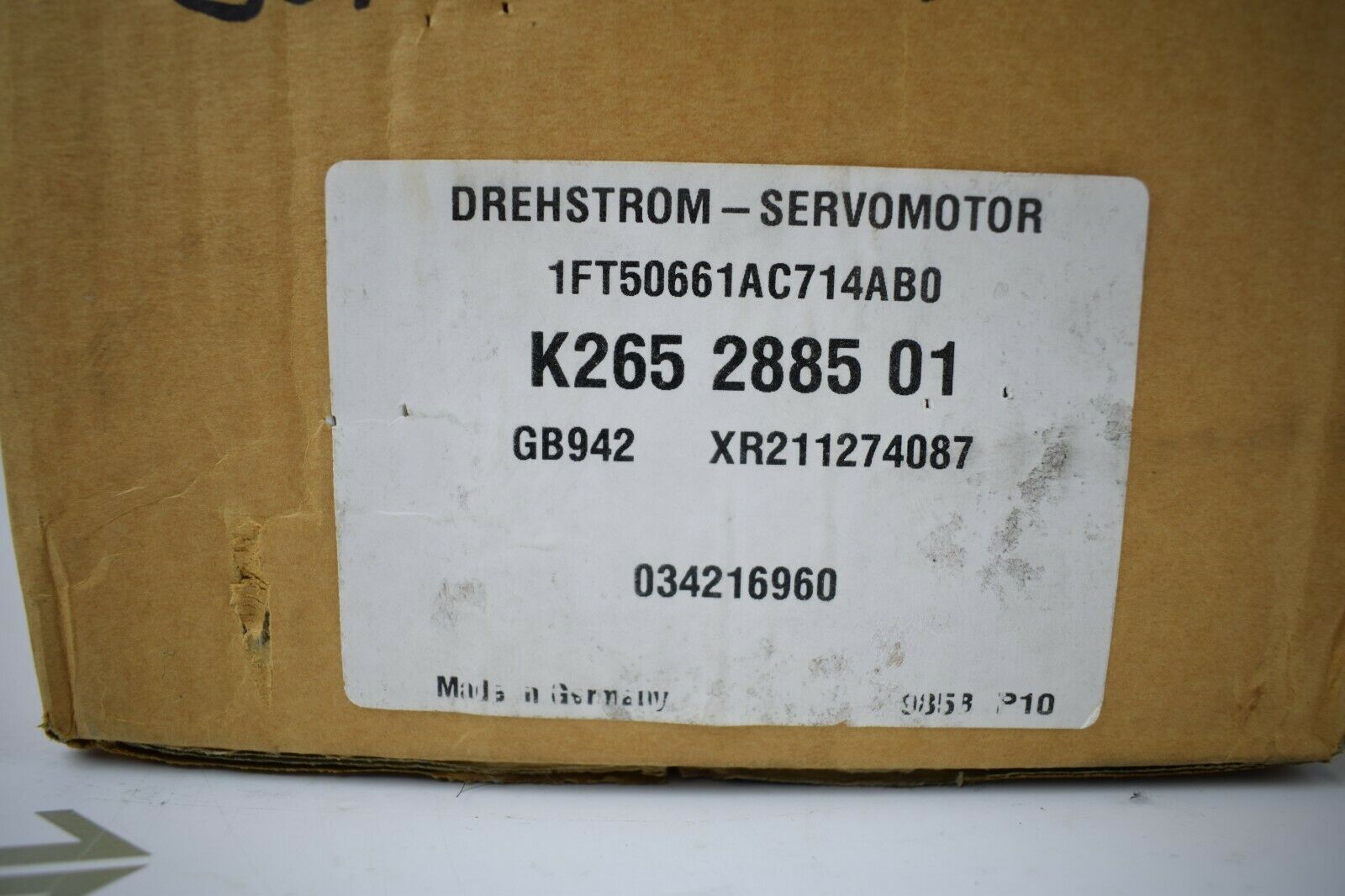 Siemens Drehstrom Servomotor 1FT5 0661AC714AB0 ( 1FT5066-1AC71-4AB0 )