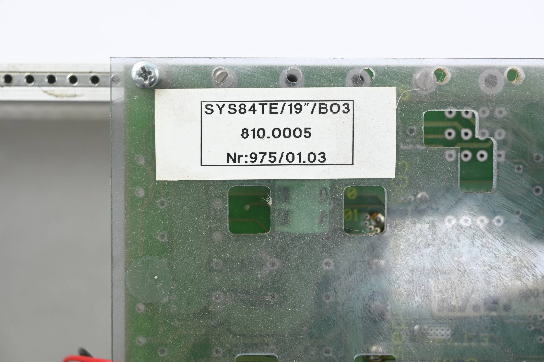 Borries Markier-Systeme 322-R ( 12301990 ) SYS84TE/19"/BO3