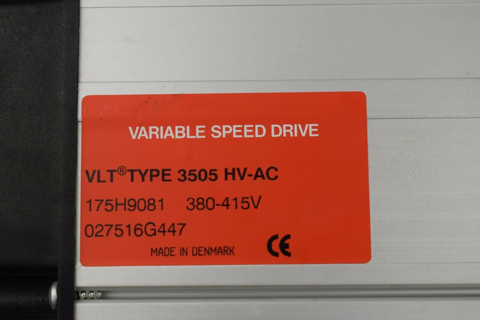 Danfoss HVAC Drive VLT Type 3505 HV-AC ( 175H9081 )