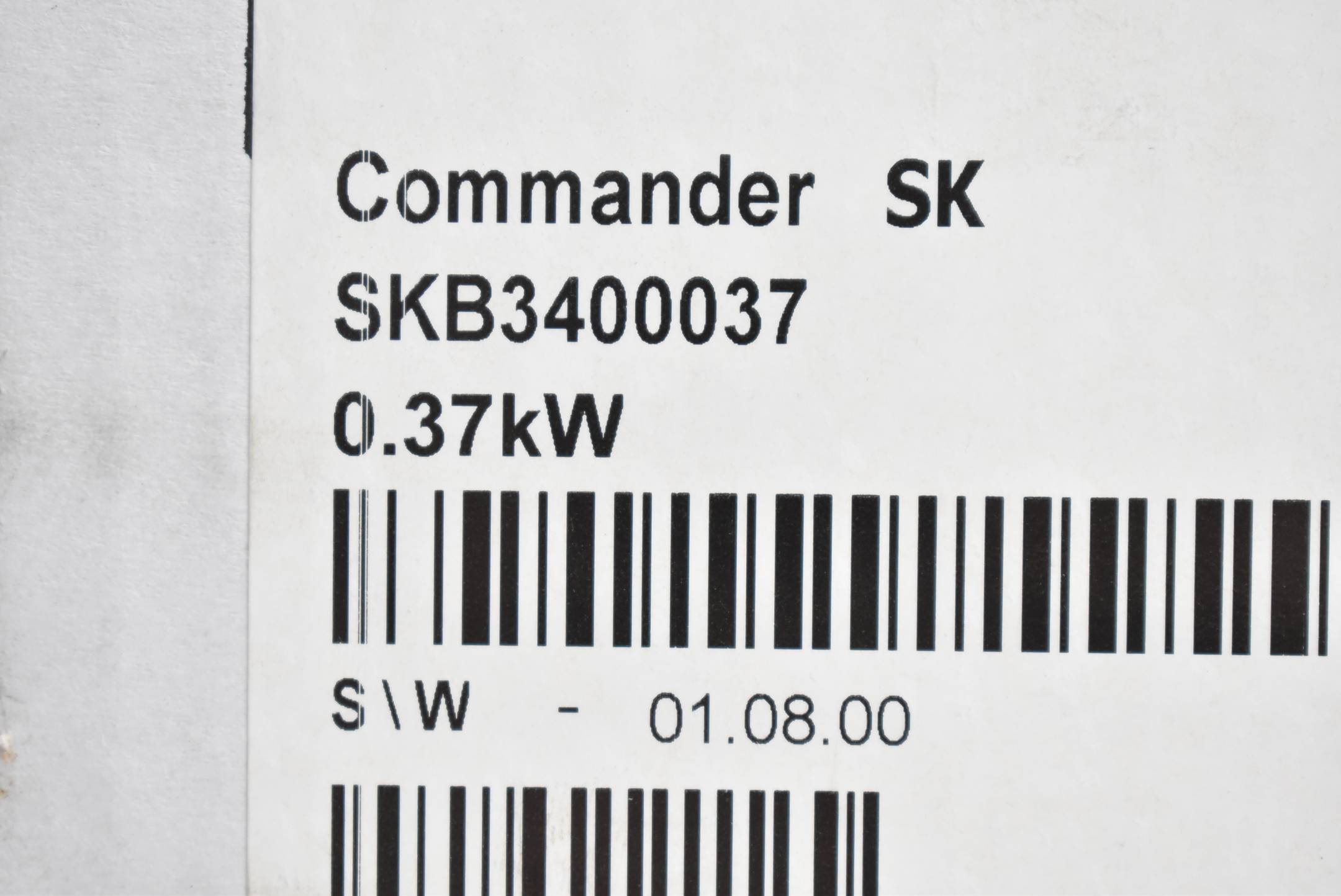Emerson Control Techniques Commander SK Umrichter SKB3400037