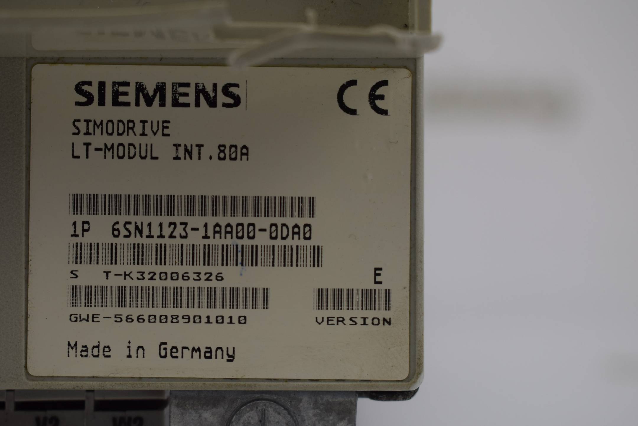 Siemens simodrive 611 Leistungsmodul 6SN1123-1AA00-0DA0 Ver E