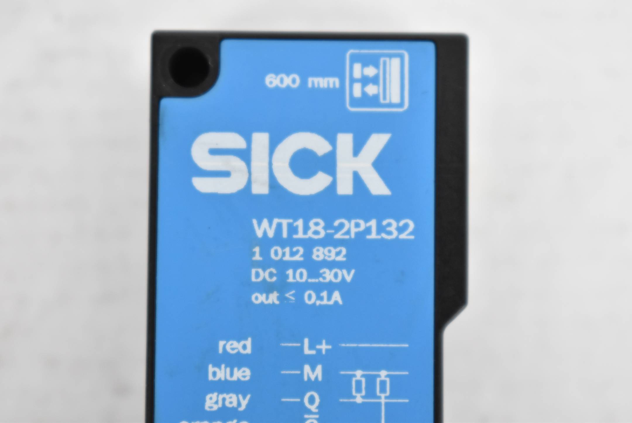 Sick Reflexions-Lichttaster Hintergrundausblendung WT18-2P132 ( 1012892 )