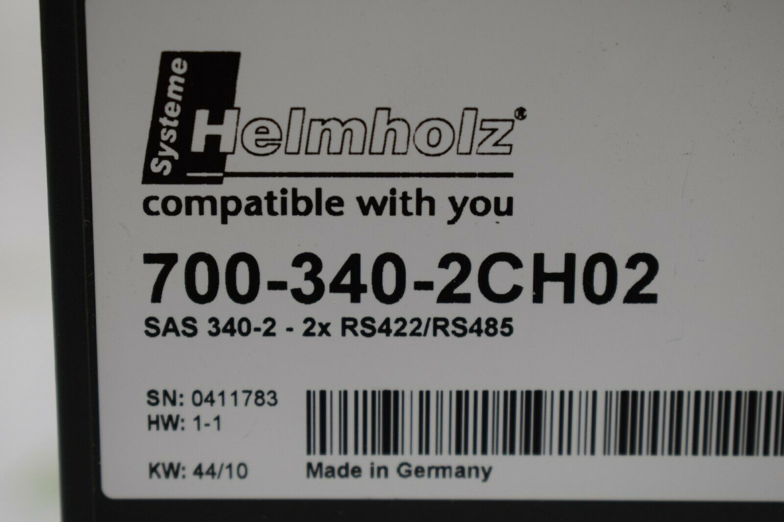 Helmholz 700-340-2CH02
