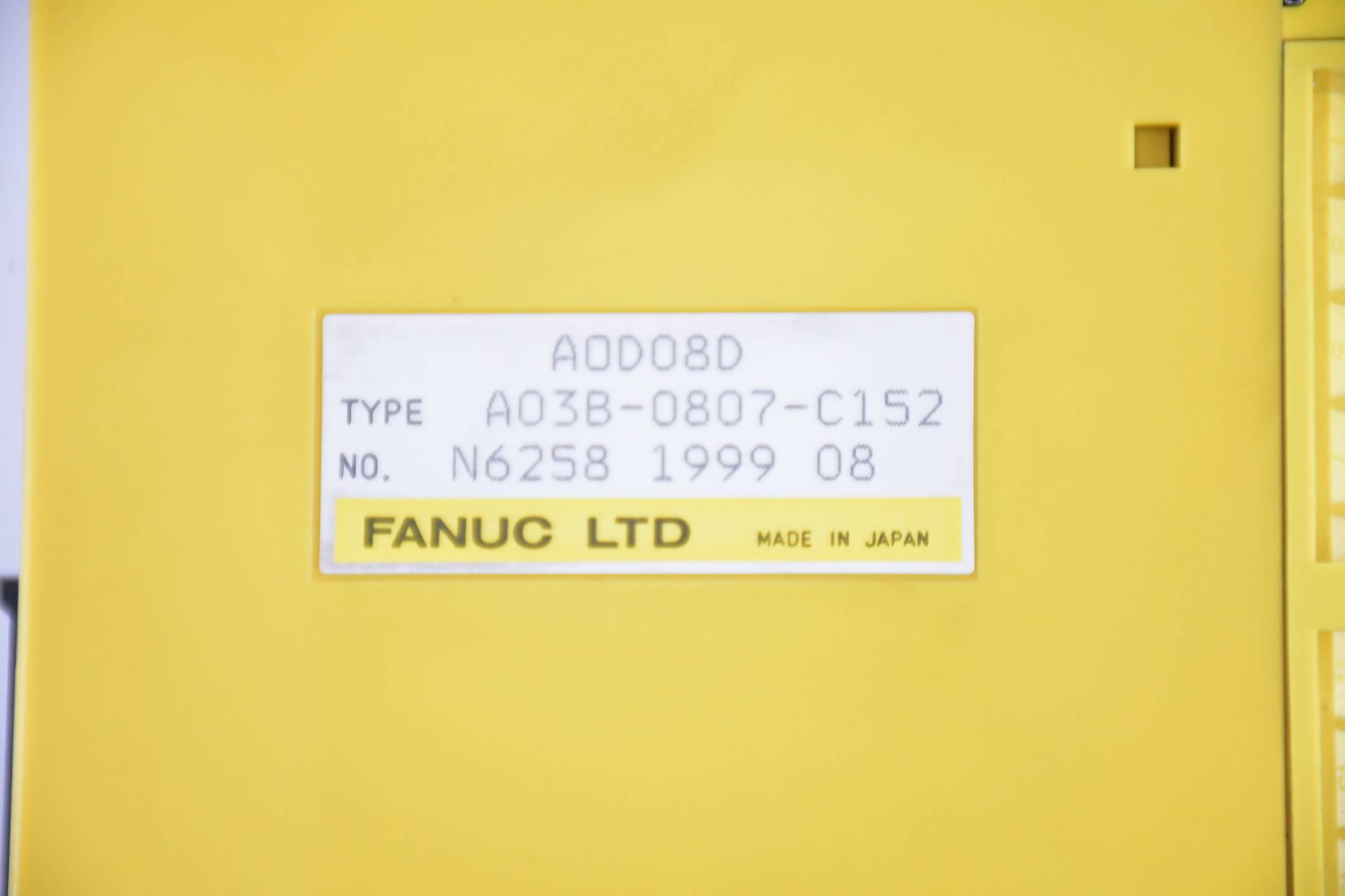 Fanuc LTD. Ausgangsmodul MDL AOD08D 8PT DC A03B-0807-C152