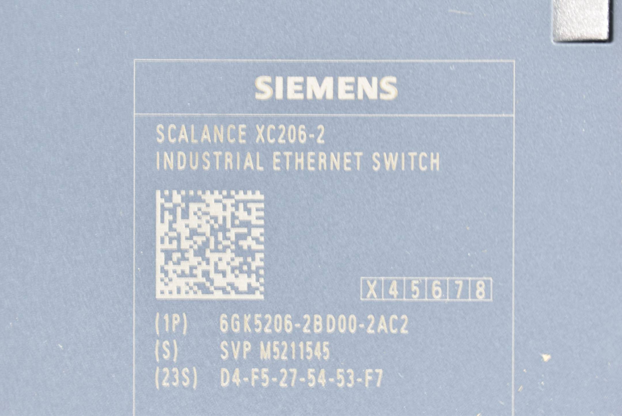 Siemens scalance XC206-2 6GK5 206-2BD00-2AC2 ( 6GK5206-2BD00-2AC2 ) E3