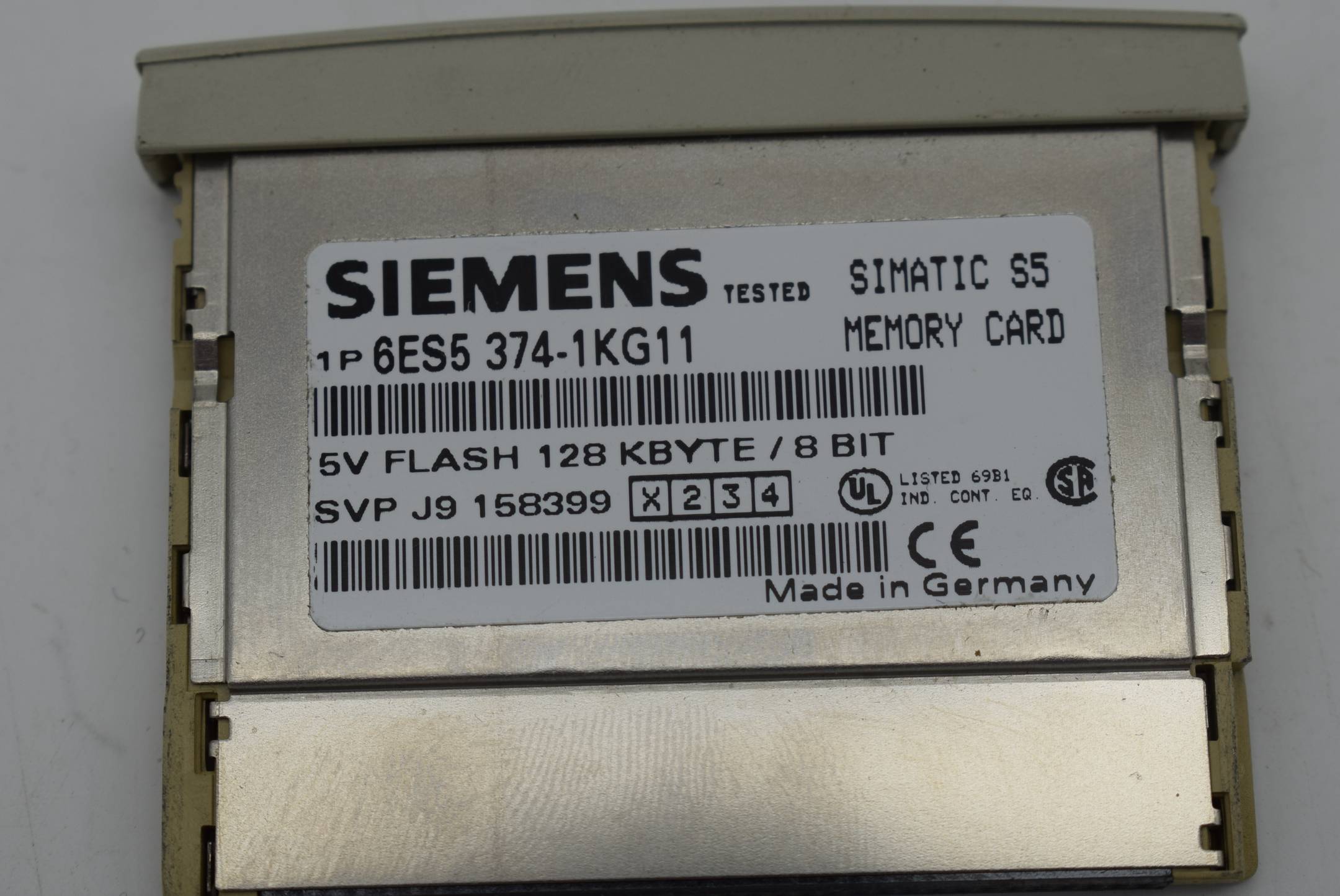 Siemens simatic Memory Card S5 128KB 6ES5 374-1KG11 ( 6ES5374-1KG11 ) 