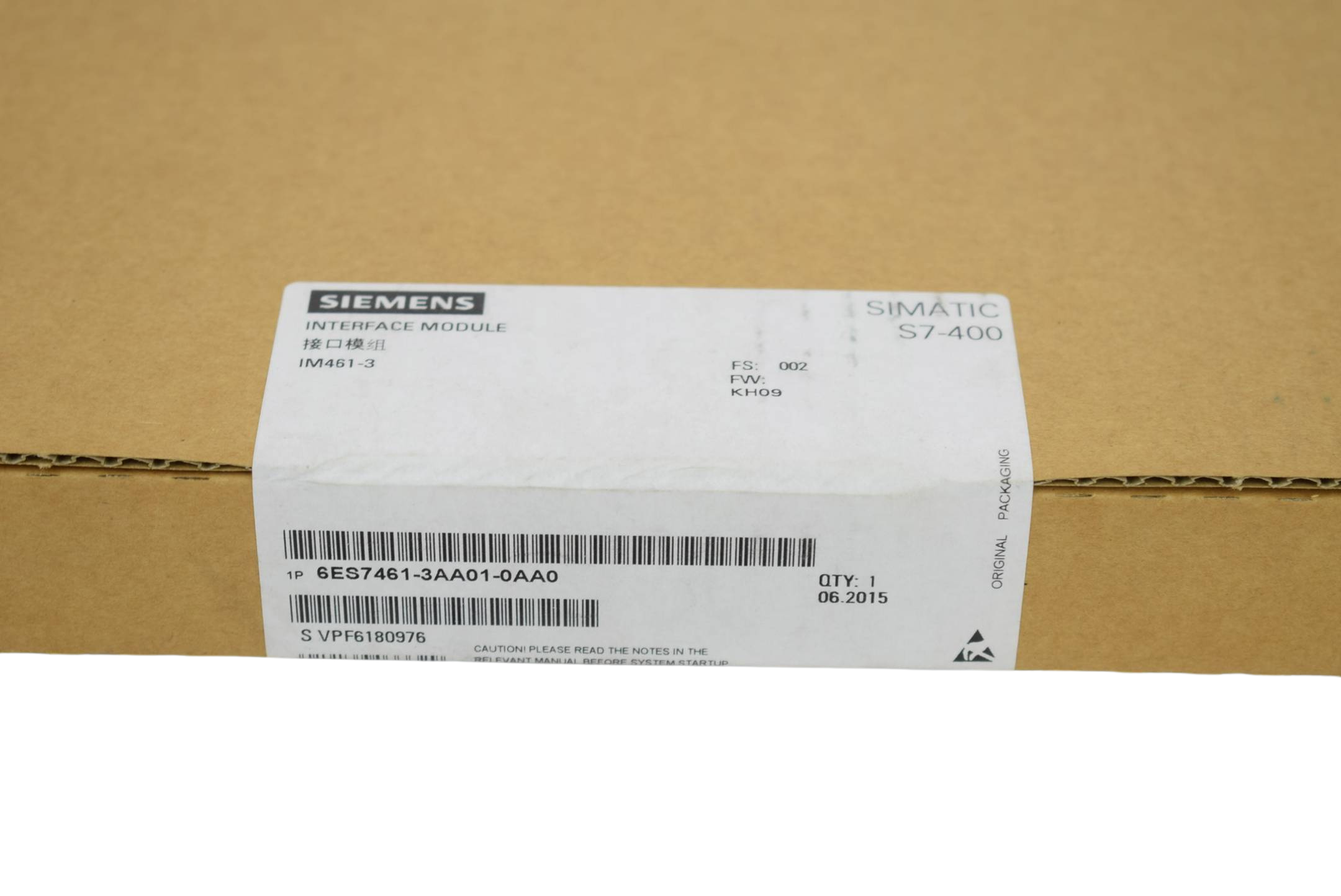Siemens simatic S7-400 IM 461-3 6ES7461-3AA01-0AA0 ( 6ES7461-3AA01-0AA0 ) E002