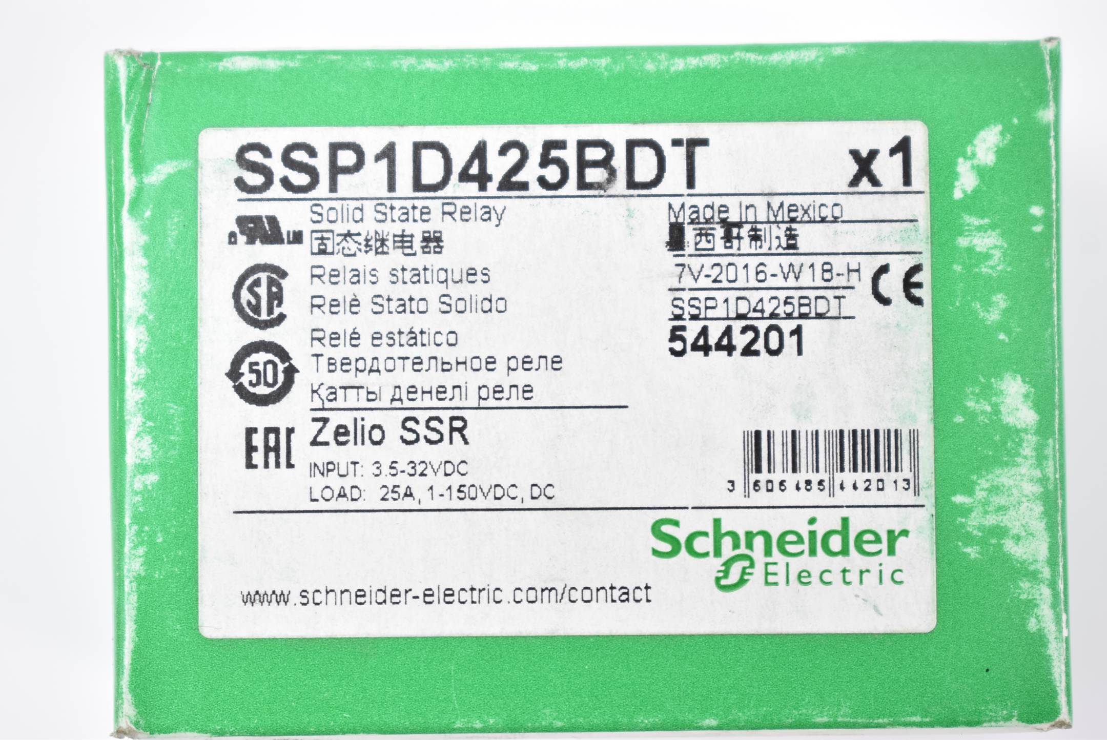Schneider Electric Zelio SSR Halbleiterrelais SSP1D425BDT ( 544201 )