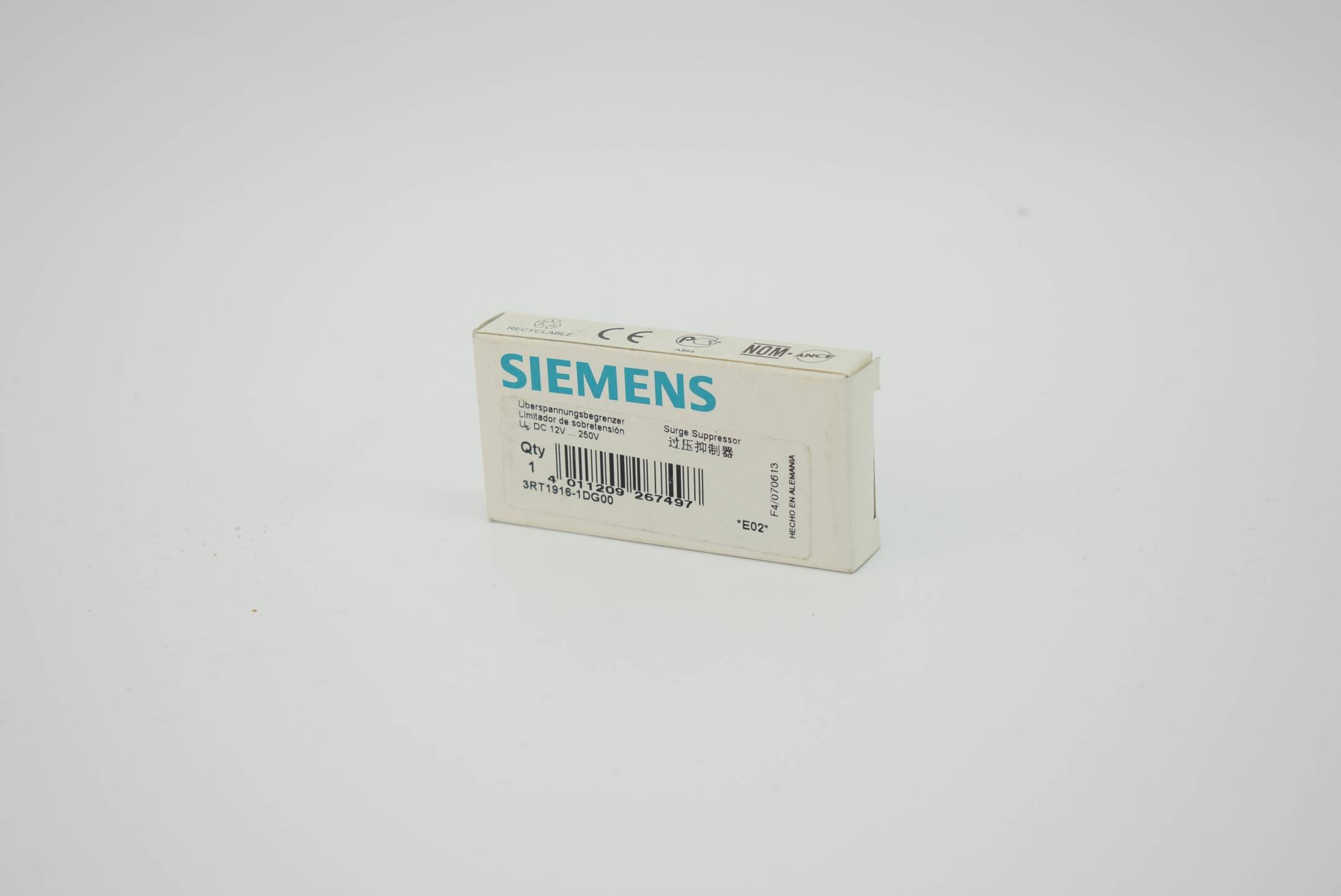 Siemens Entstördiode Überspannungsbegrenzer 3RT1916-1DG00 ( 3RT1 916-1DG00 )