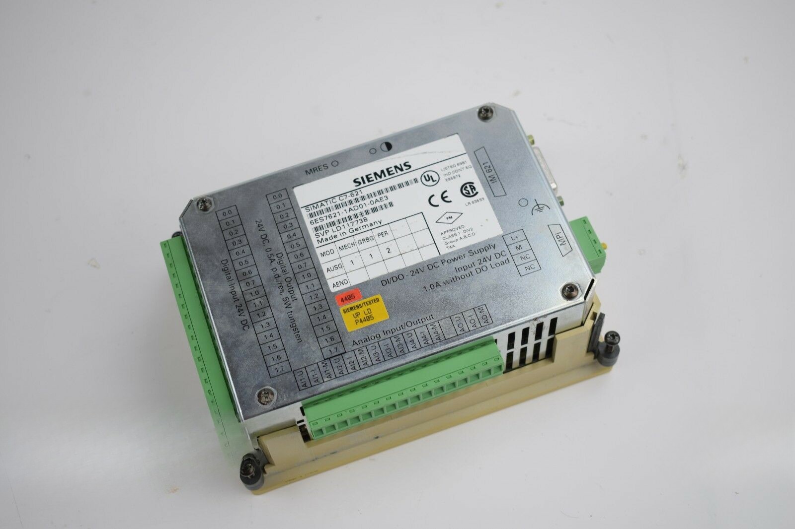 Siemens simatic C7-621 6ES7 621-1AD01-0AE3 ( 6ES7621-1AD01-0AE3 )
