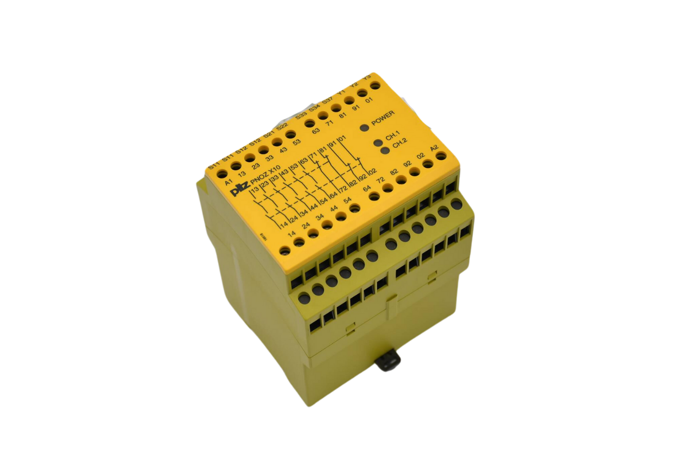 Pilz Sicherheitsschaltgerät Relais PNOZ X10 24VDC 6n/o 4n/c 3LED ( 774709 )