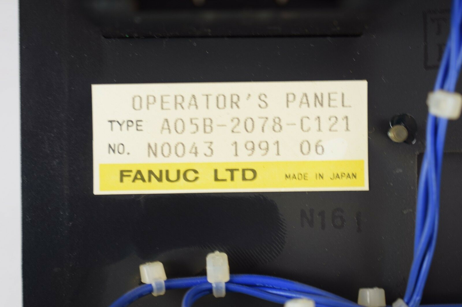 FANUC LTD Operator`s Panel A05B-2078-C121 Nr.N0043 1991 06