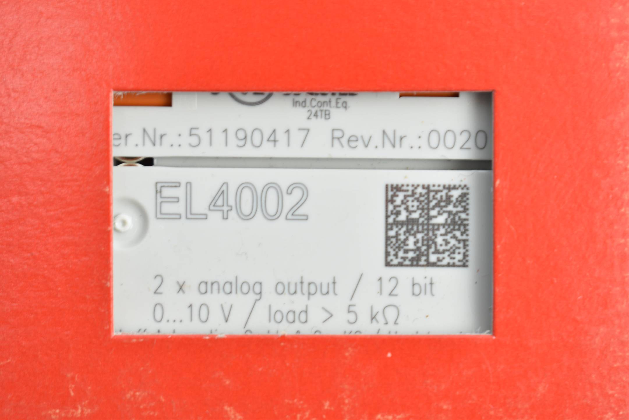 Beckhoff EtherCAT-Klemme 2-Kanal-Analog-Ausgang 0-10 V 12 Bit EL4002