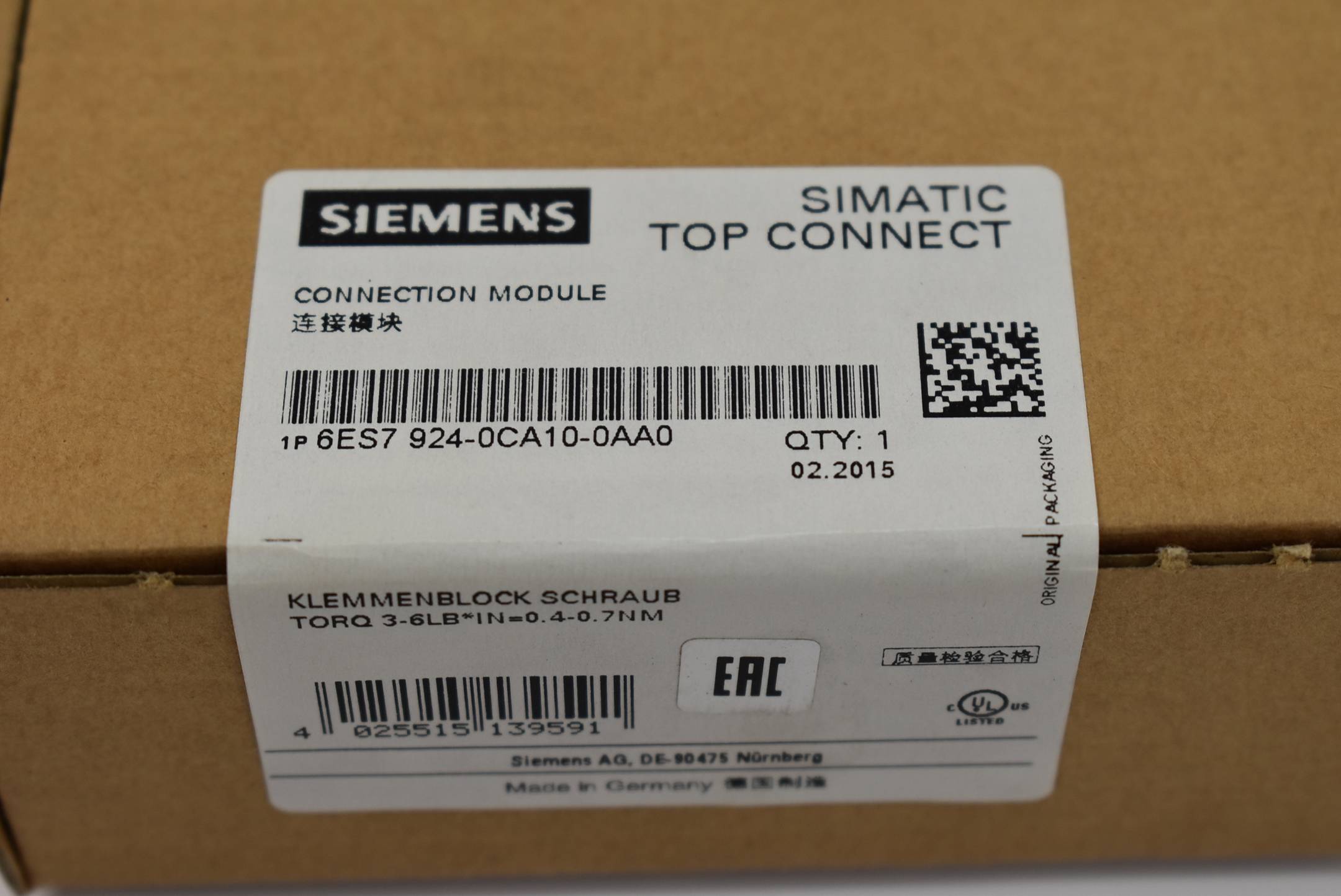 Siemens simatic TOP Connect 6ES7 924-0CA10-0AA0 ( 6ES7924-0CA10-0AA0 )