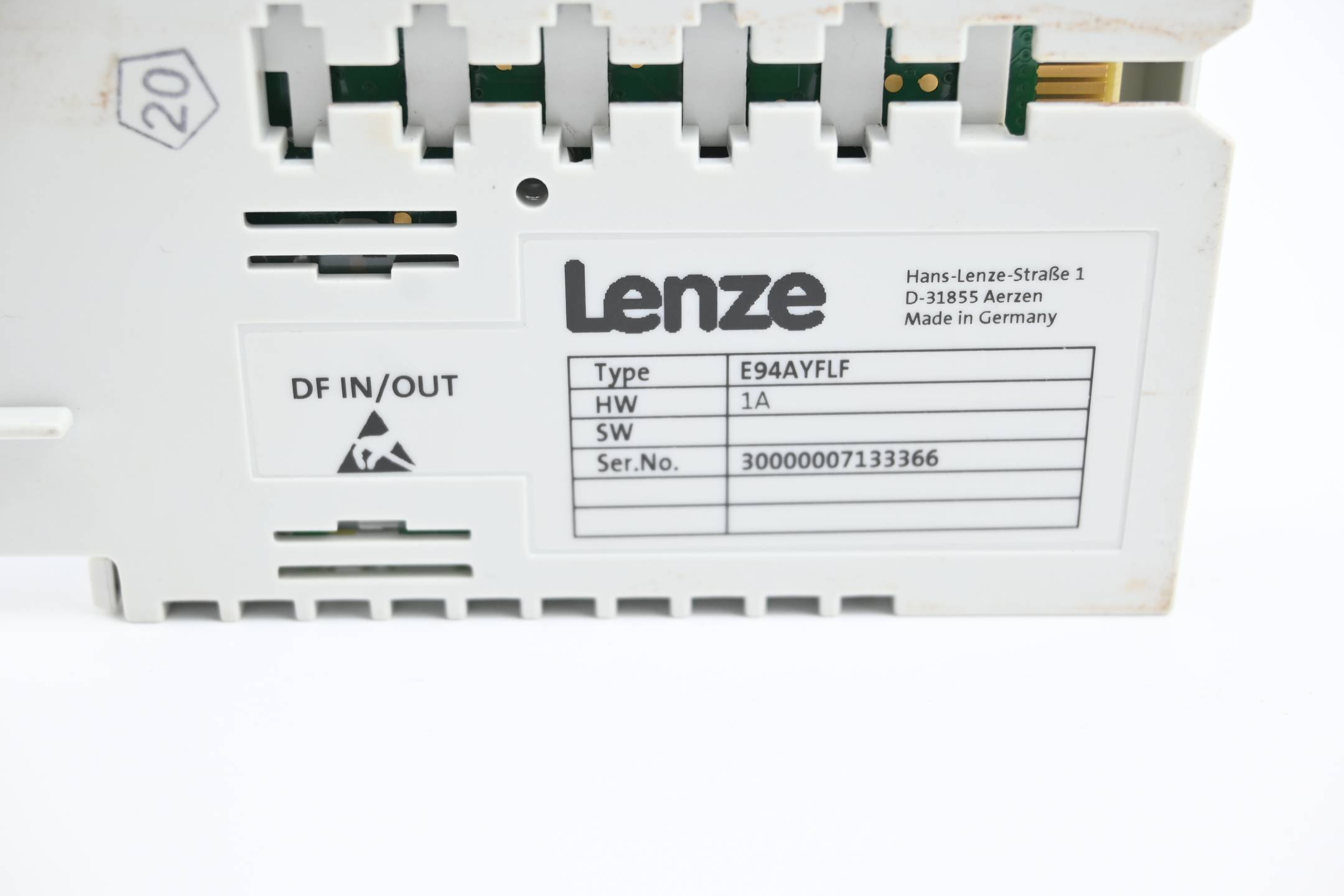 Lenze Erweiterungsmodul DF IN/OUT E94AYFLF