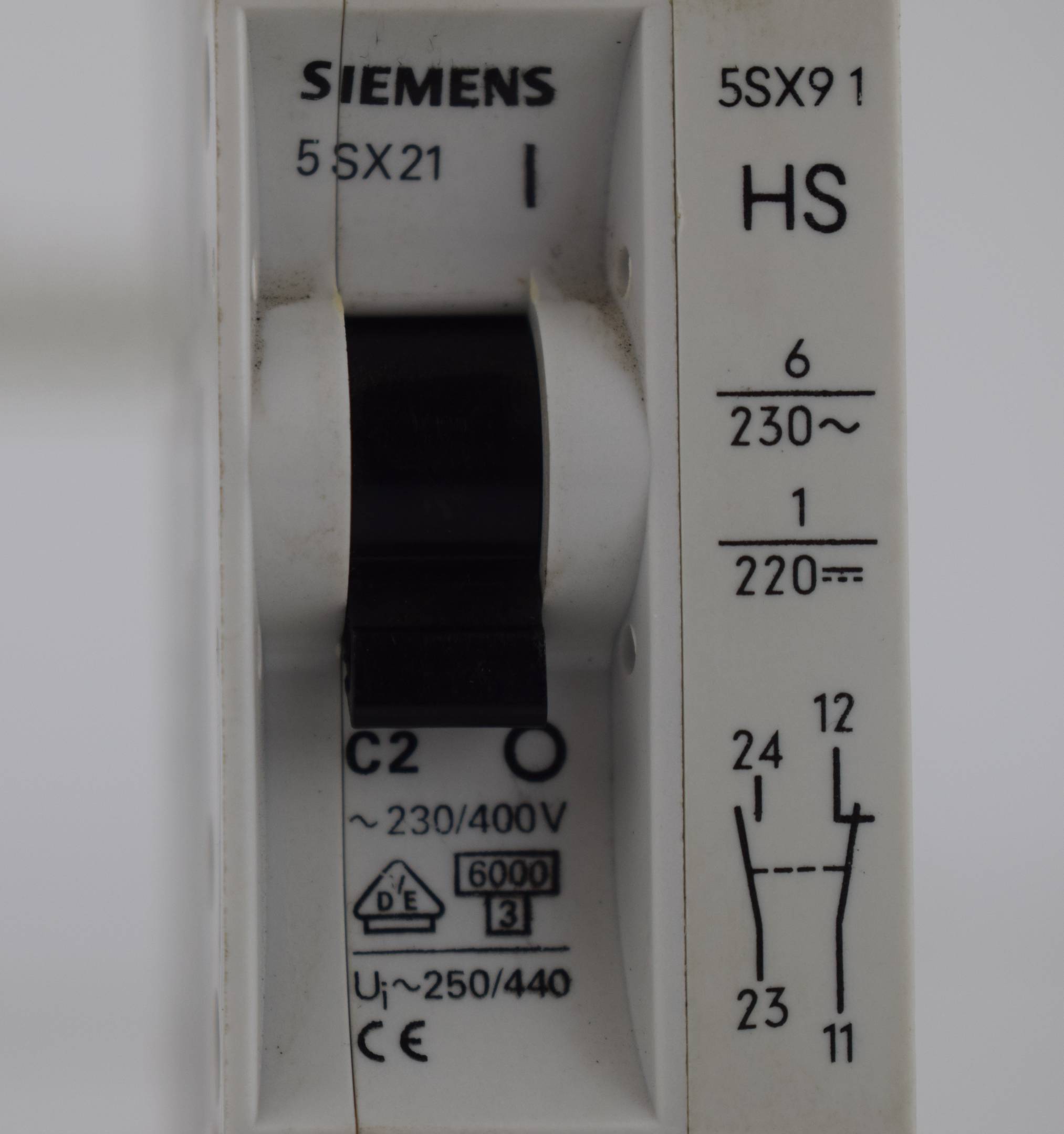 Siemens Leistungsschutzschalter 5SX21 C2 ( HS 5SX91 ) 
